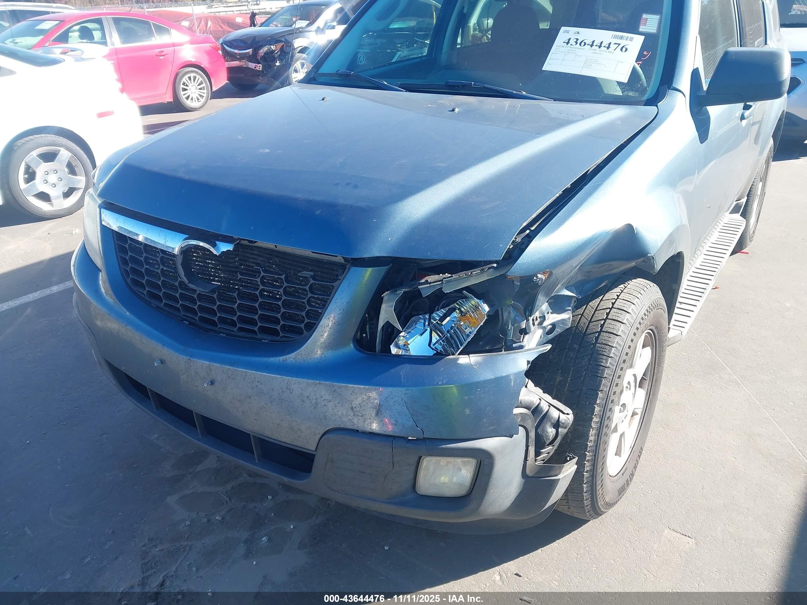 2011 Mazda Tribute I Sport Blue vin: 4F2CY0C76BKM02904
