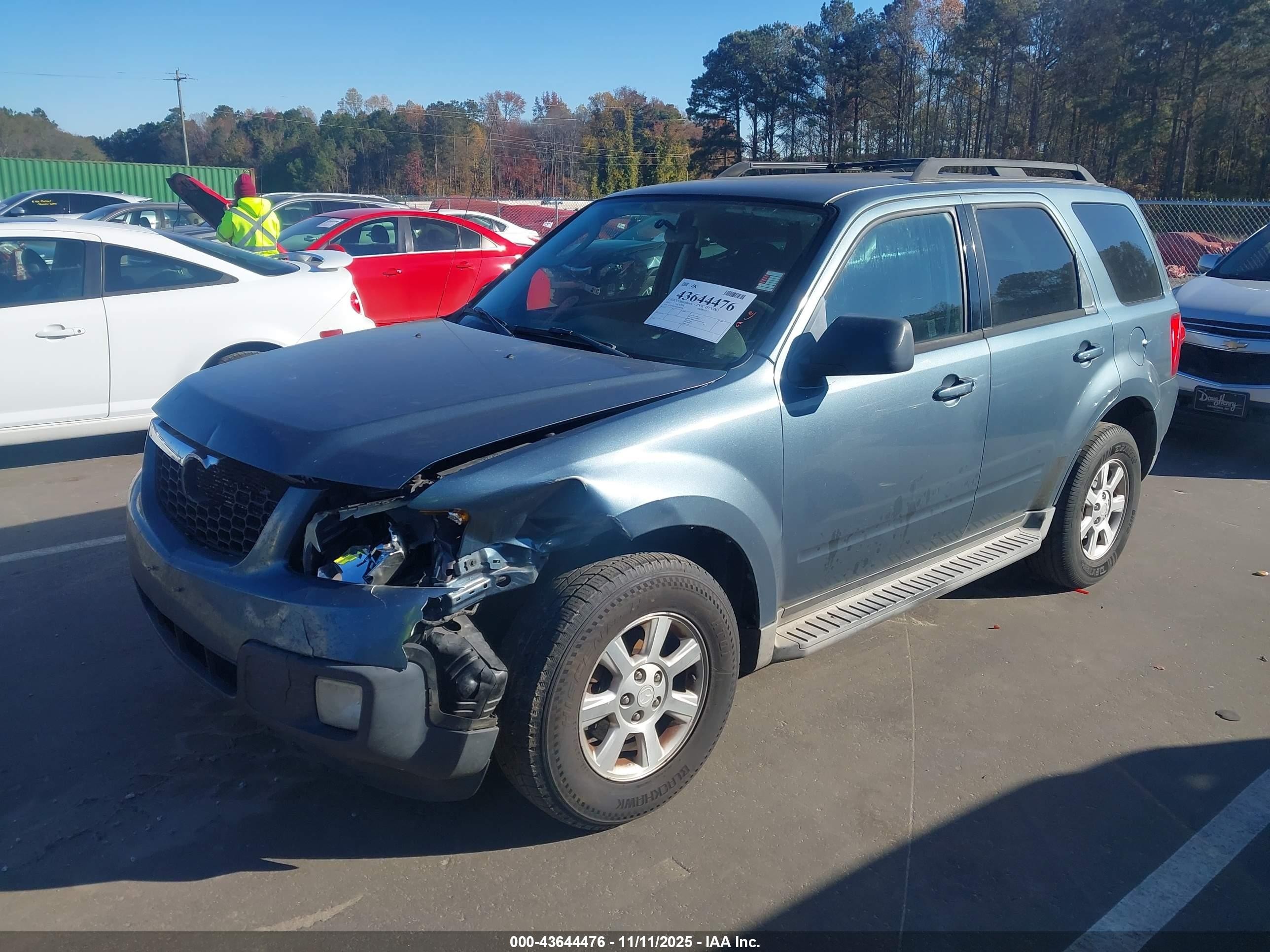 2011 Mazda Tribute I Sport Blue vin: 4F2CY0C76BKM02904