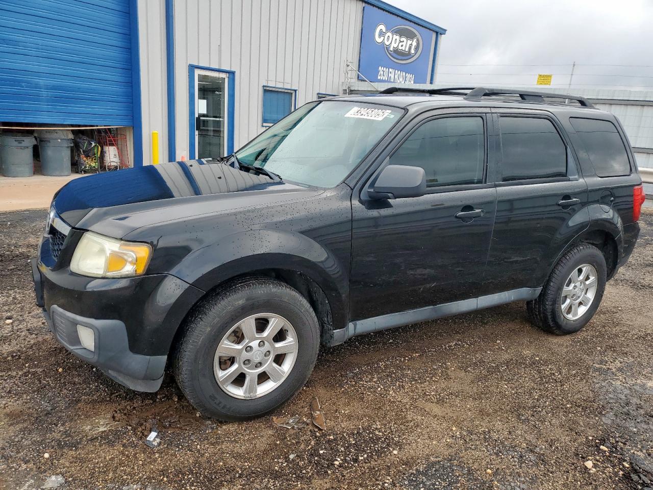 2011 Mazda Tribute I Черный vin: 4F2CY0C76BKM07102