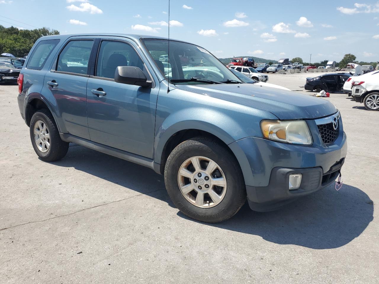2011 Mazda Tribute I Blue vin: 4F2CY0C77BKM06461