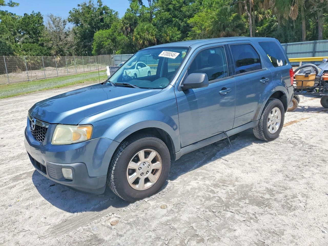 2011 Mazda Tribute I Синий vin: 4F2CY0C78BKM07294