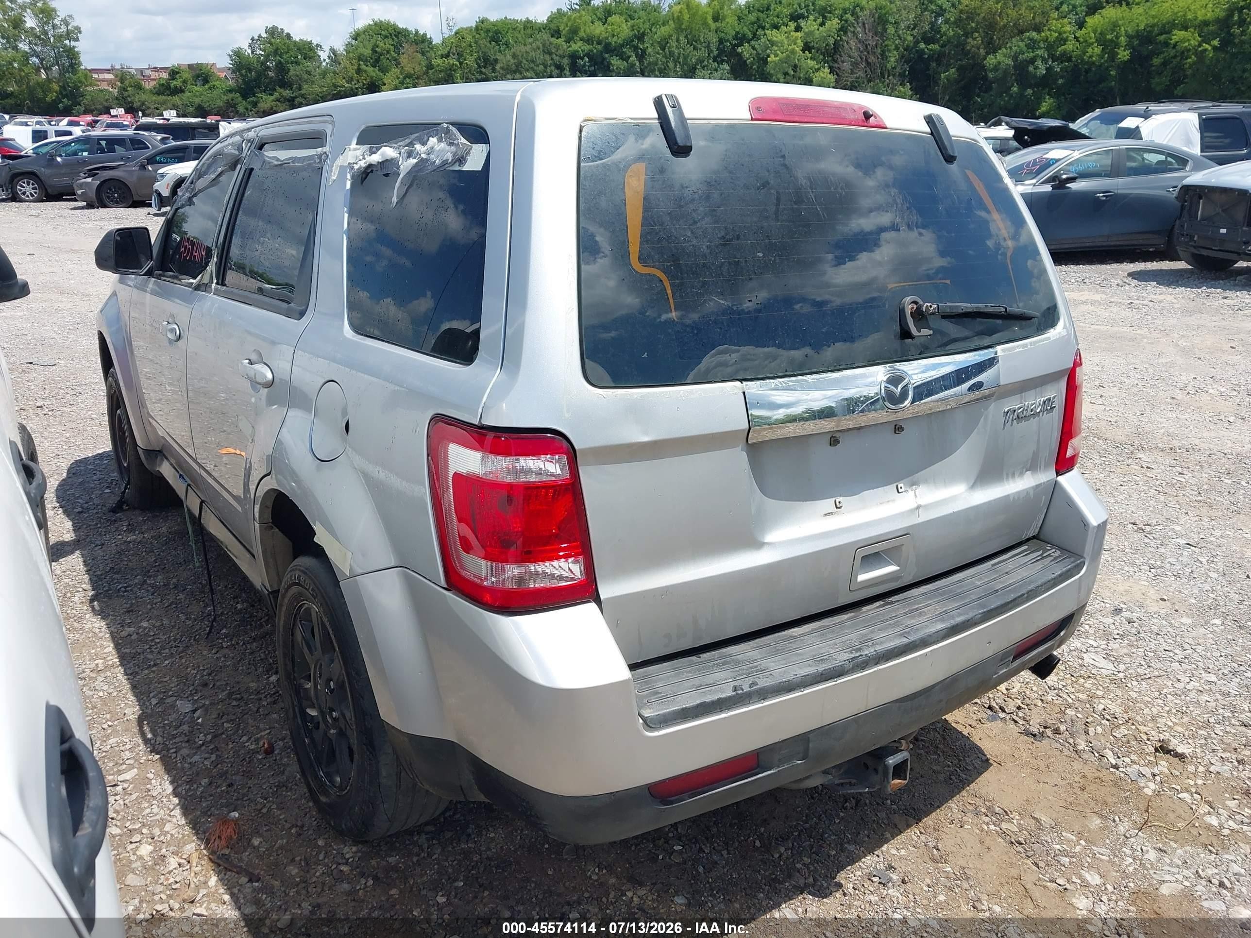2010 Mazda Tribute Sport Silver vin: 4F2CY0C79AKM00059