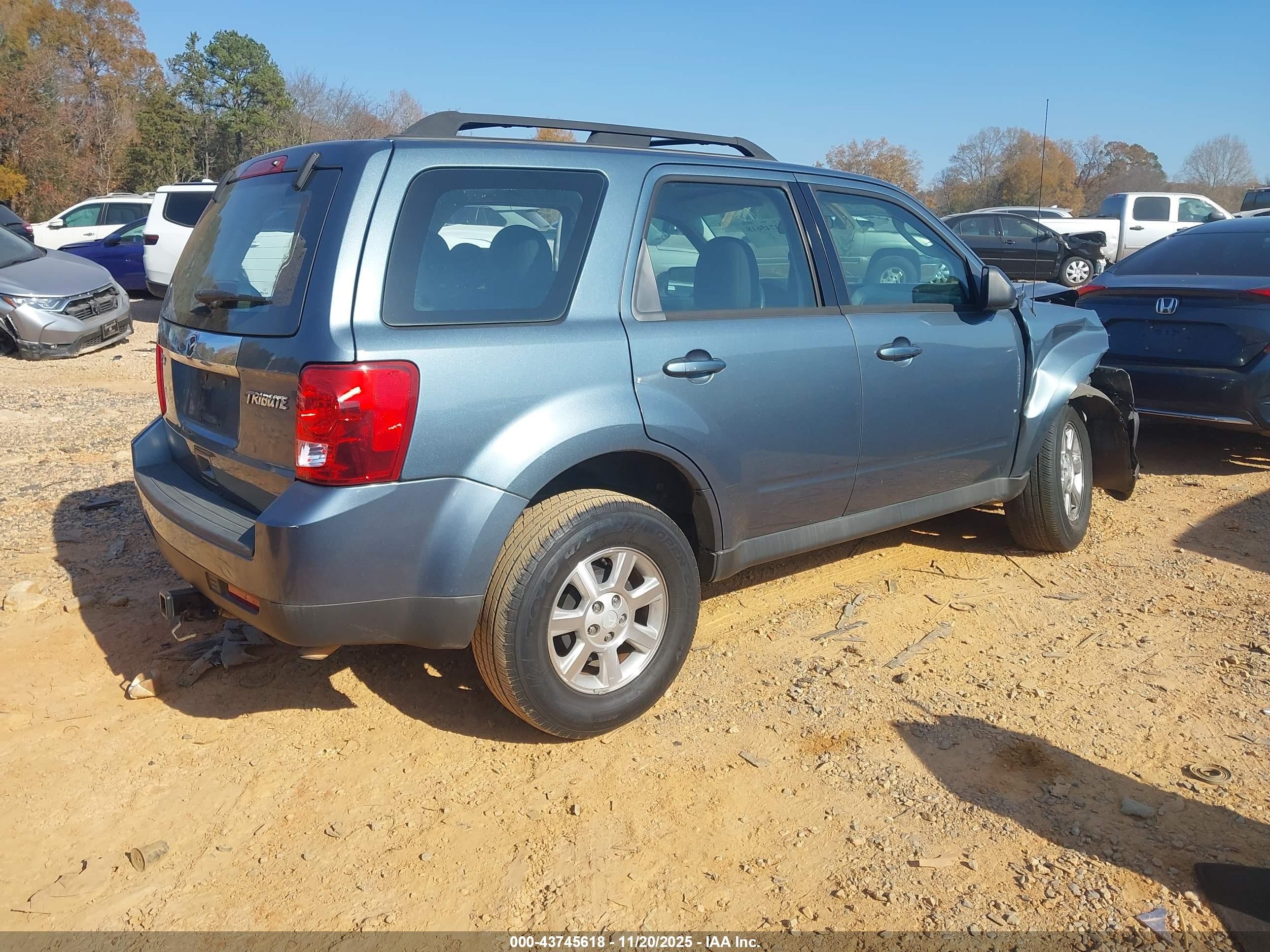 2011 Mazda Tribute I Sport Gray vin: 4F2CY0C79BKM03304