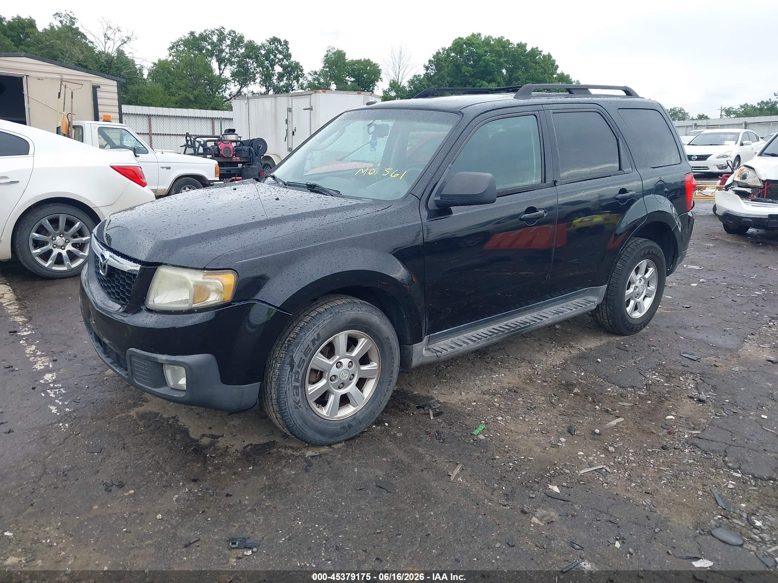 2010 Mazda Tribute I Grand Touring Black vin: 4F2CY0C7XAKM01561