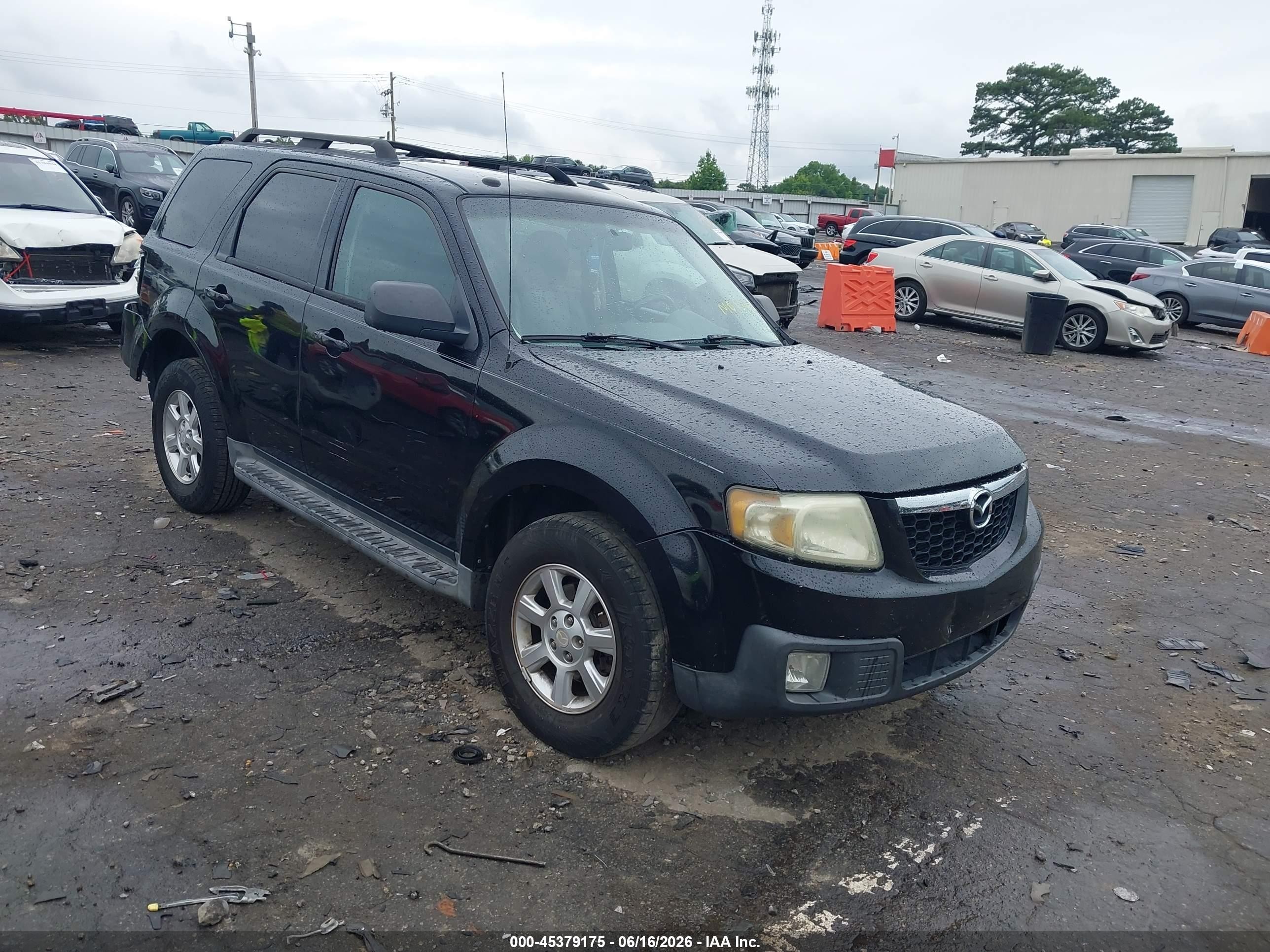 2010 Mazda Tribute I Grand Touring Black vin: 4F2CY0C7XAKM01561