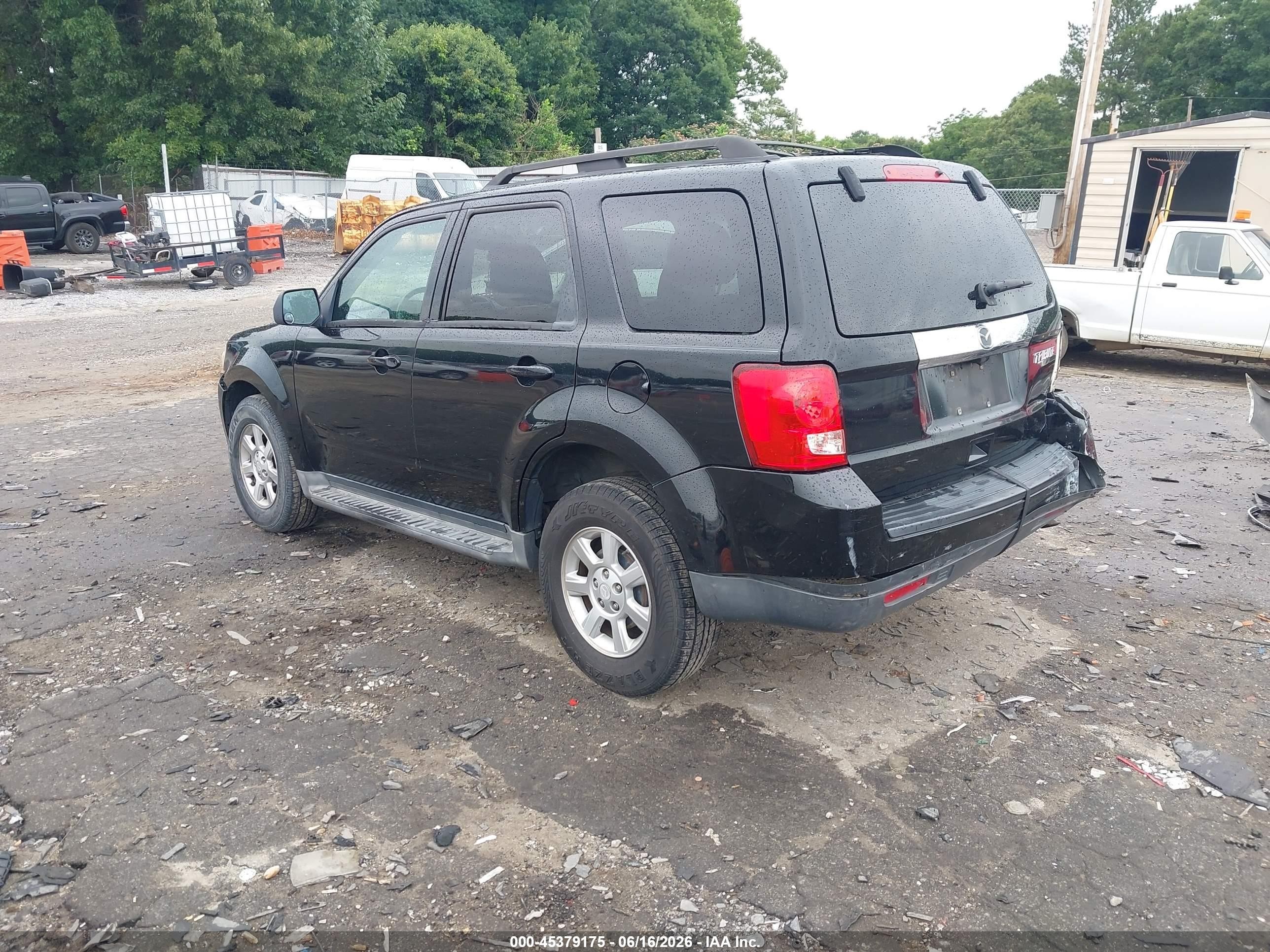 2010 Mazda Tribute I Grand Touring Black vin: 4F2CY0C7XAKM01561