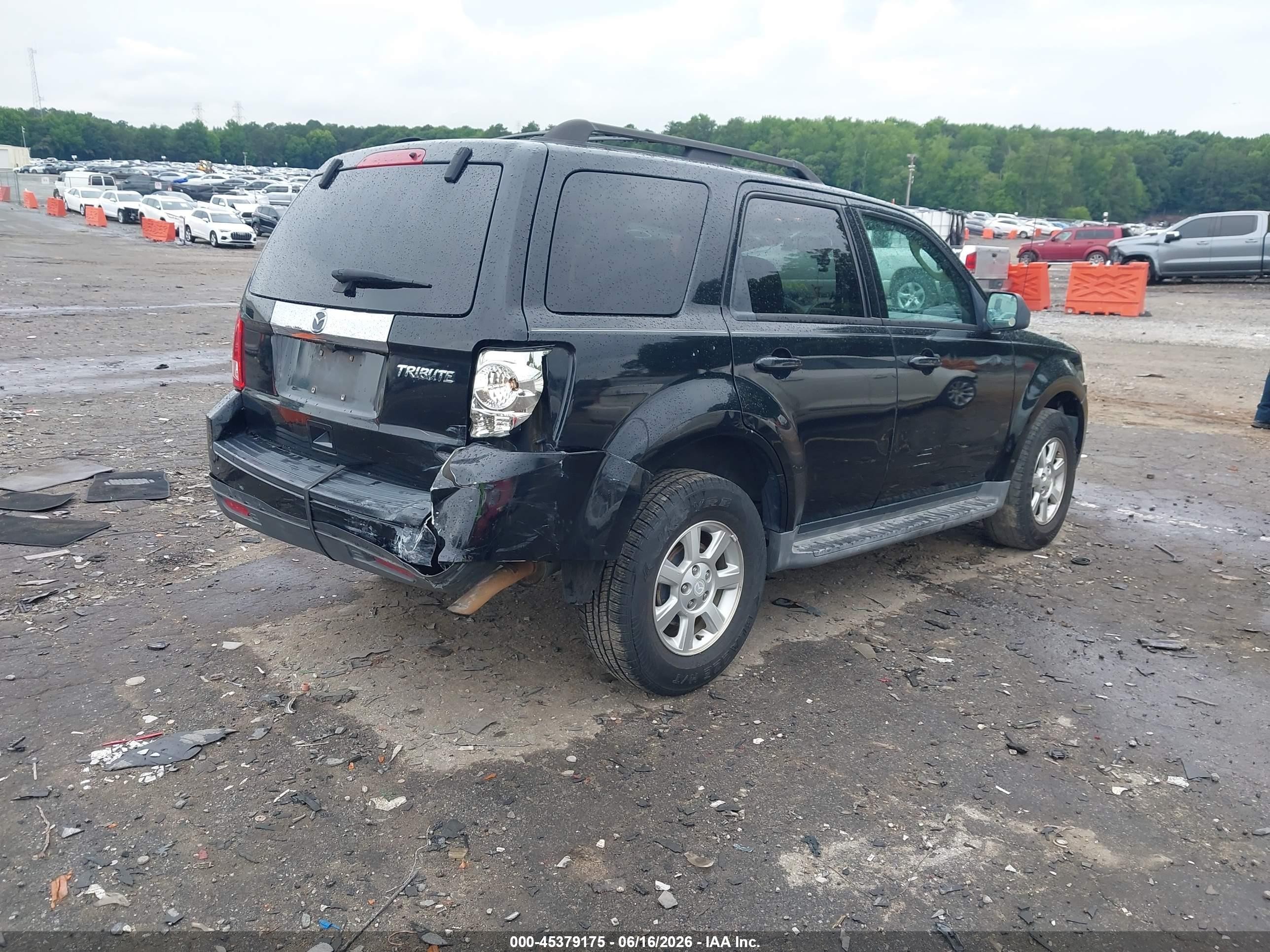 2010 Mazda Tribute I Grand Touring Black vin: 4F2CY0C7XAKM01561