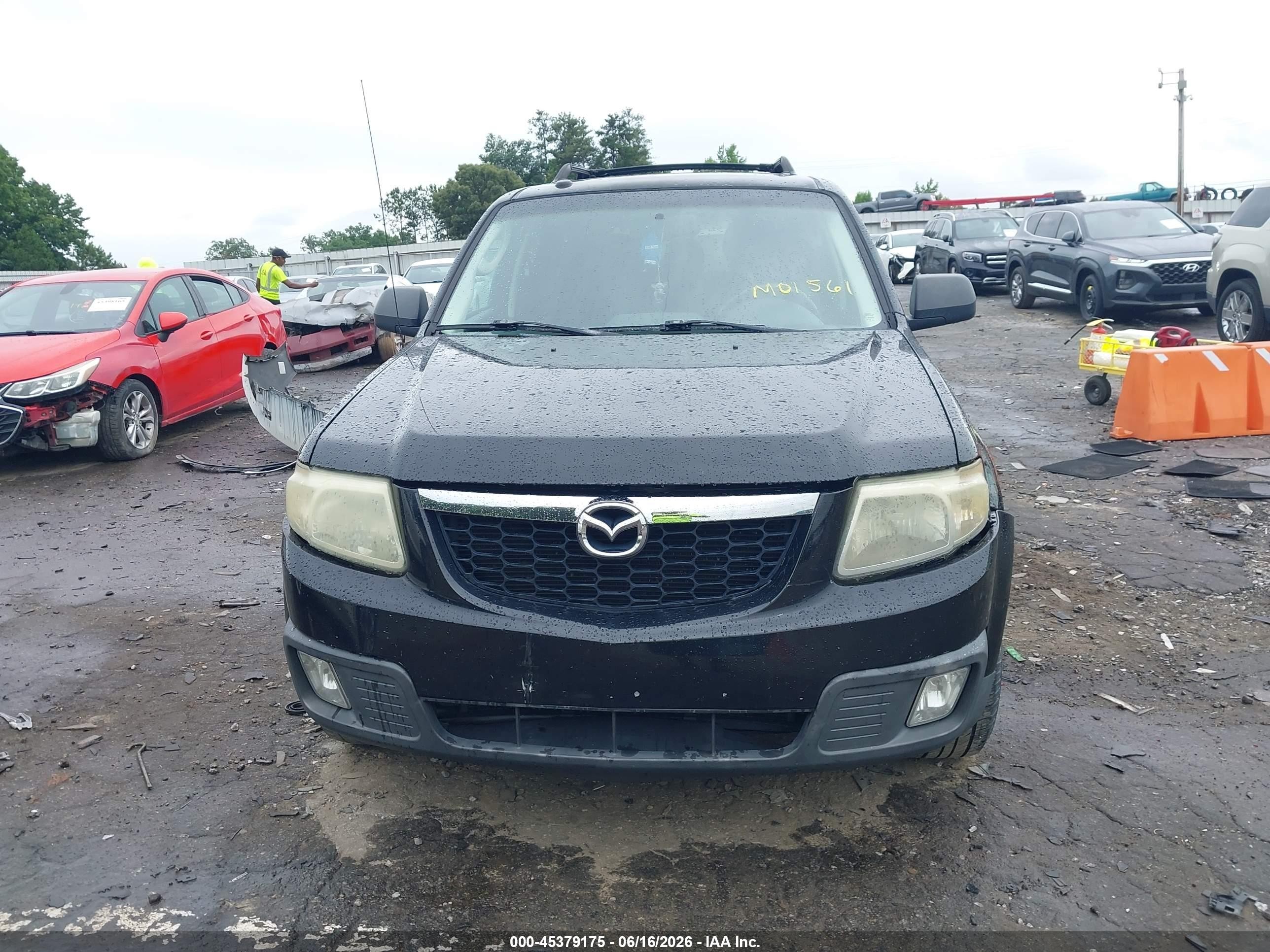 2010 Mazda Tribute I Grand Touring Black vin: 4F2CY0C7XAKM01561