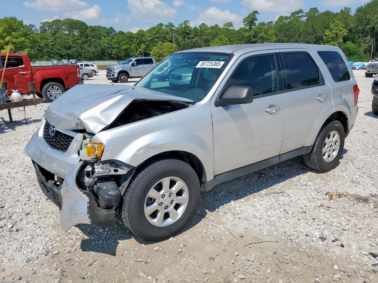 2011 Mazda Tribute I Silver vin: 4F2CY0C7XBKM03327