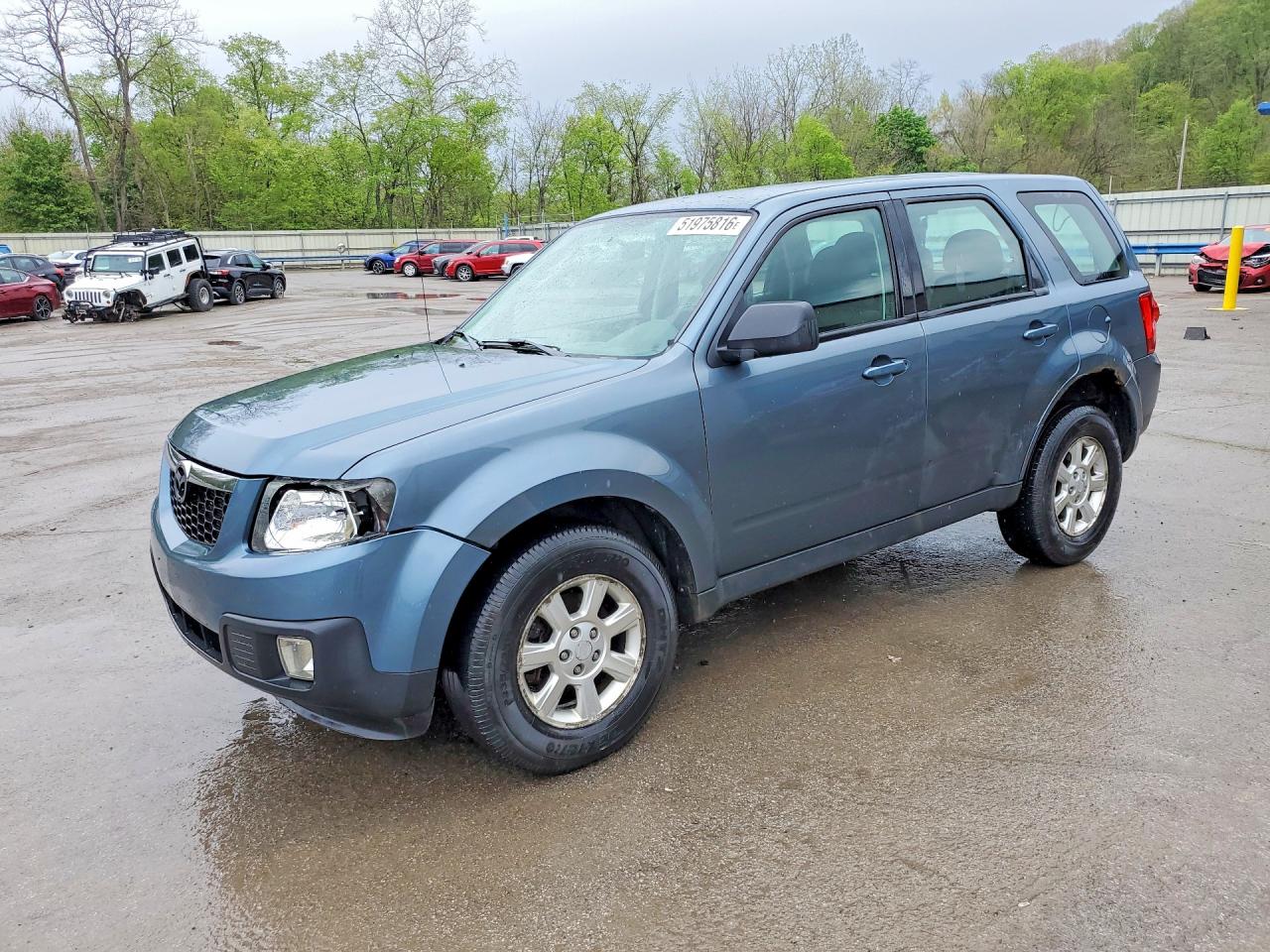 2011 Mazda Tribute I Синий vin: 4F2CY9C73BKM00743