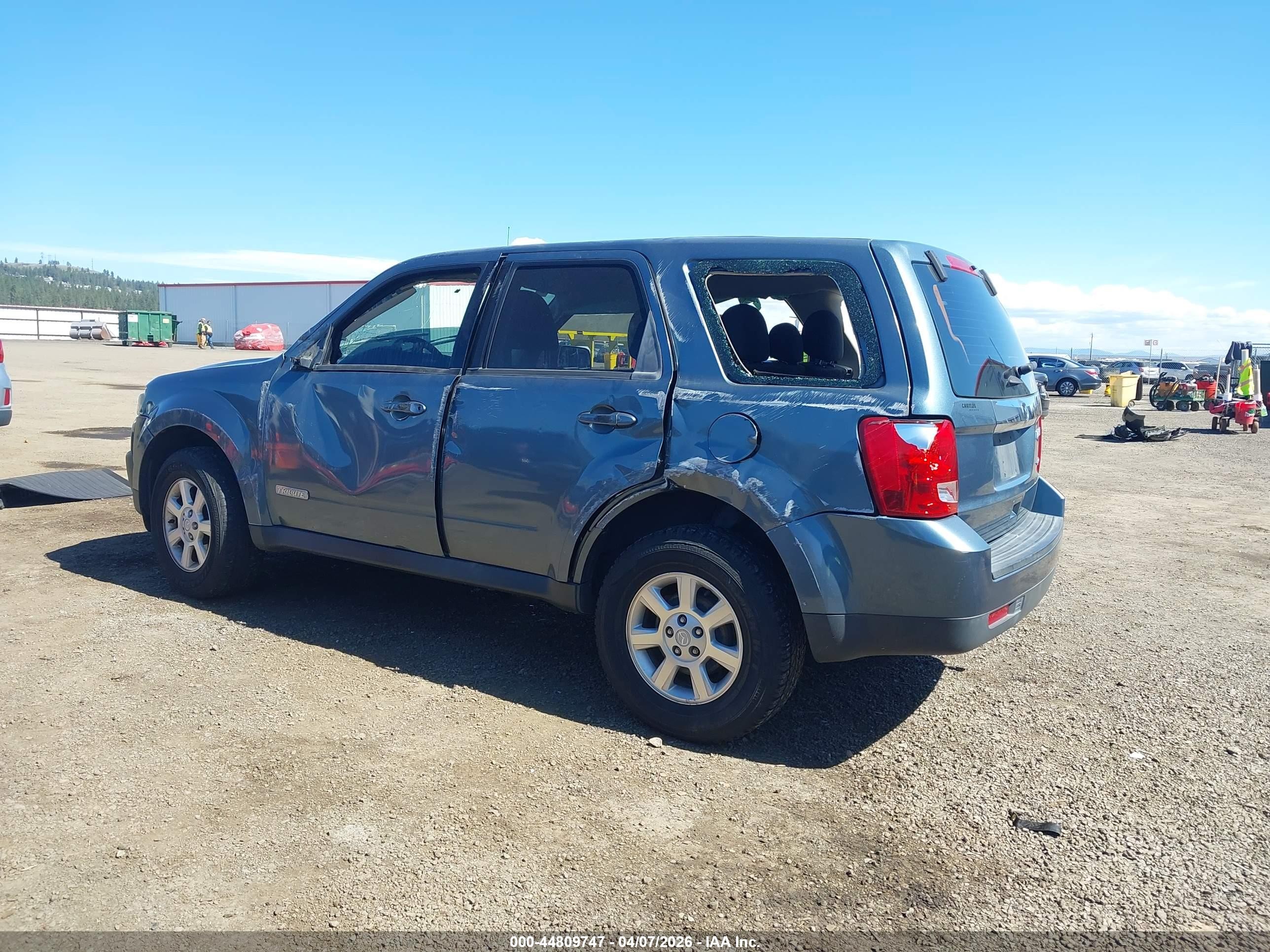 2011 Mazda Tribute   Blue vin: 4F2CY9C74BKM07457