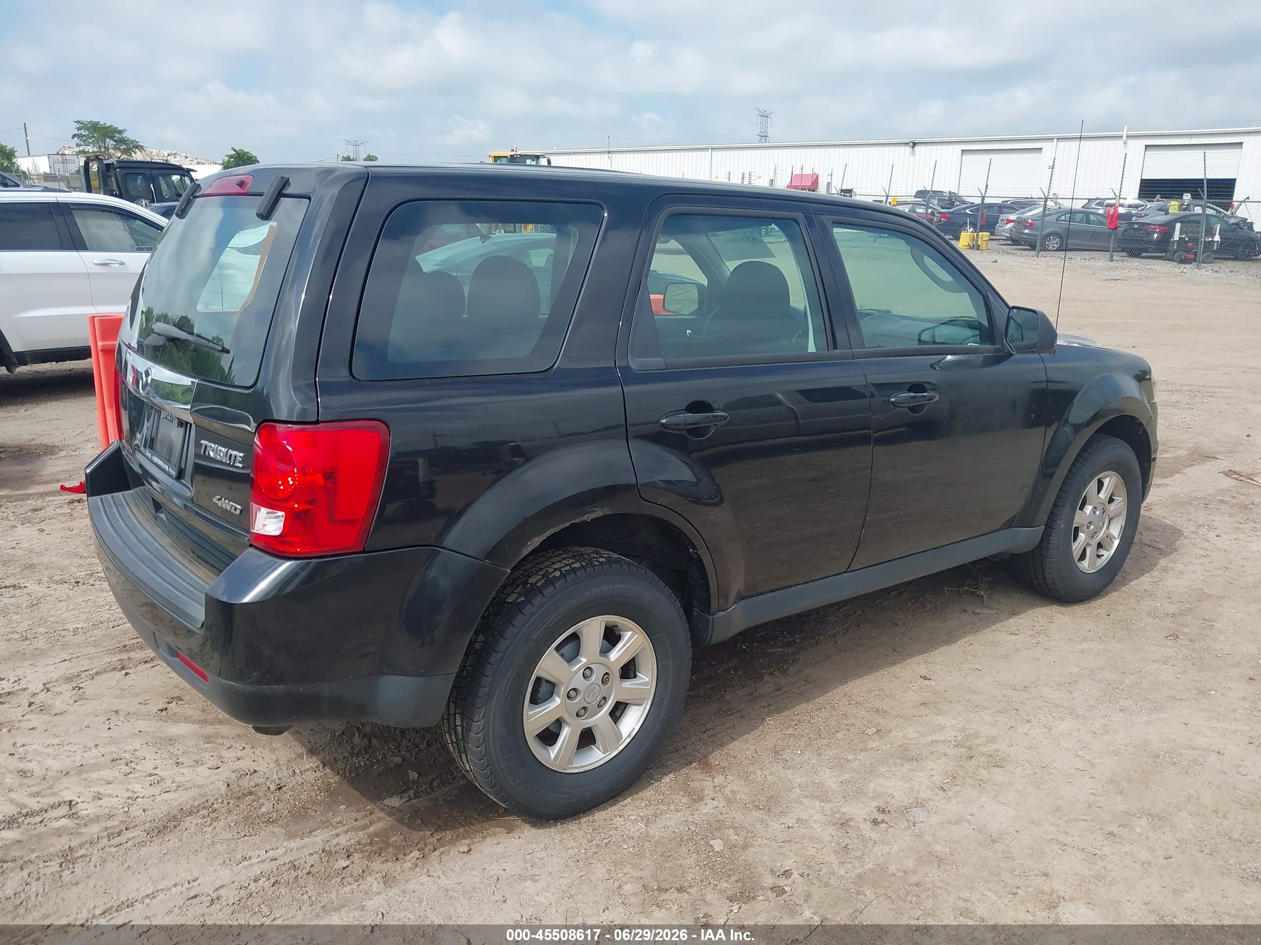 2011 Mazda Tribute I Sport Black vin: 4F2CY9C76BKM02342