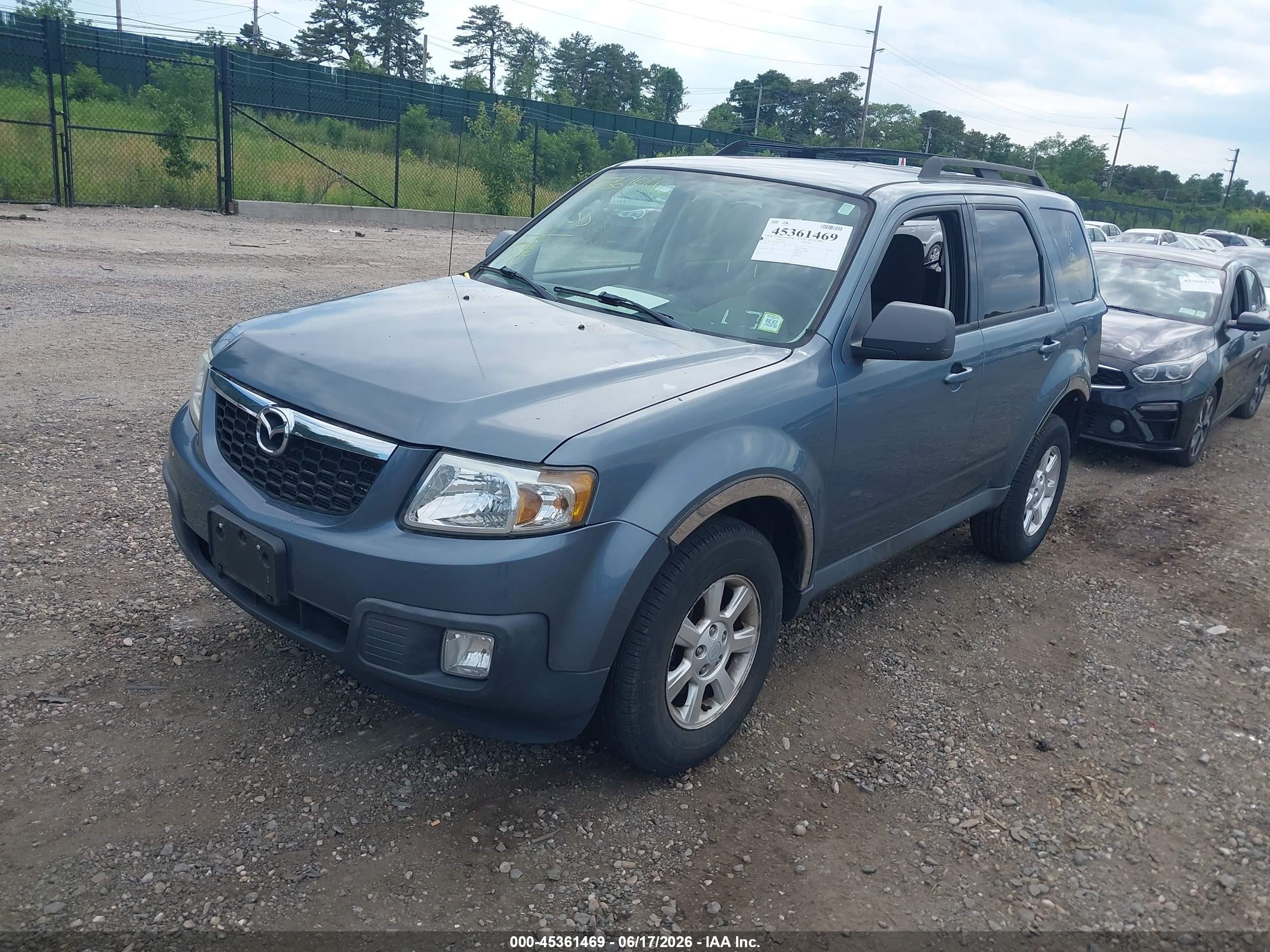 2011 Mazda Tribute I Touring Синий vin: 4F2CY9C78BKM00043