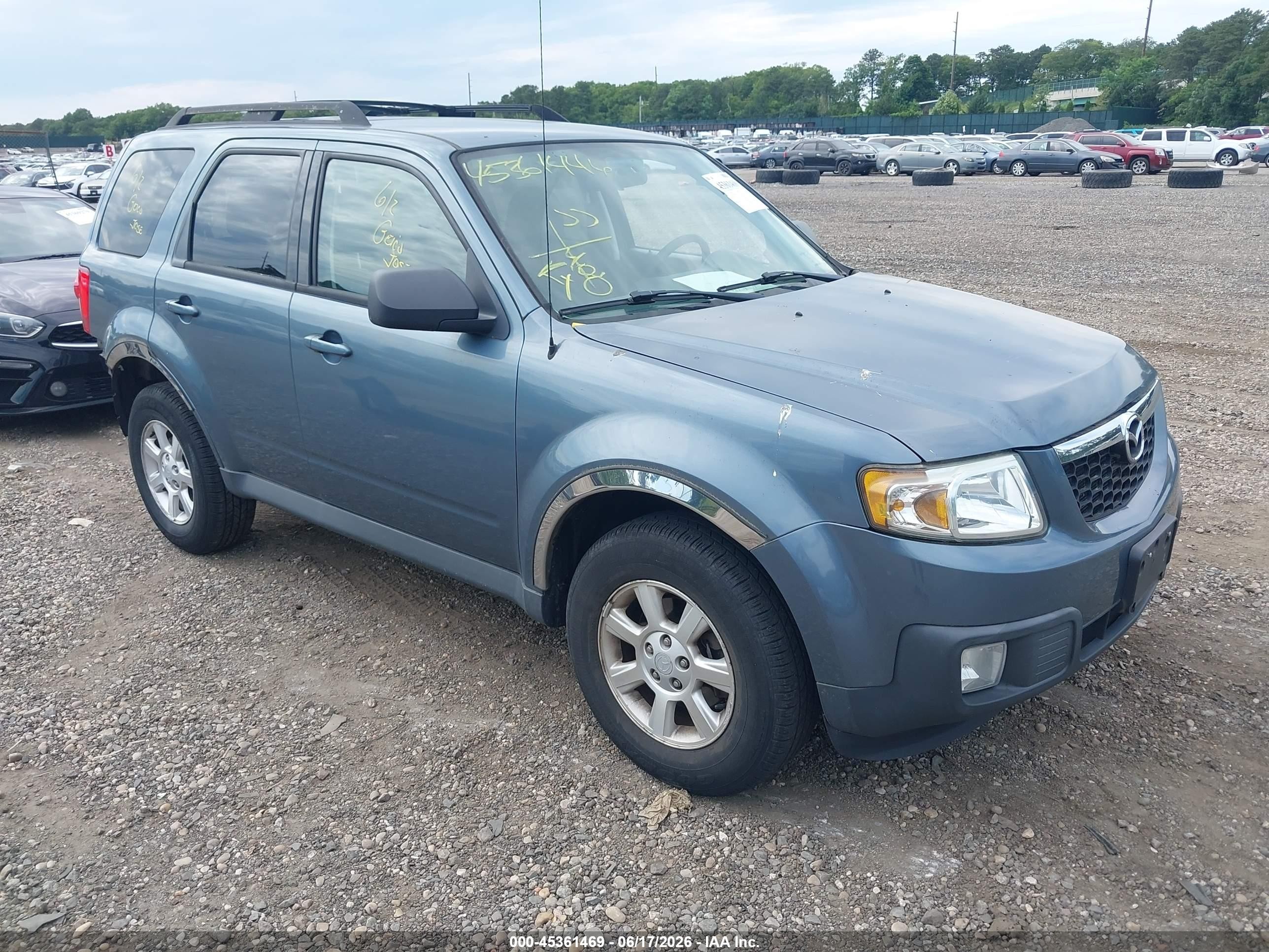 2011 Mazda Tribute I Touring Blue vin: 4F2CY9C78BKM00043