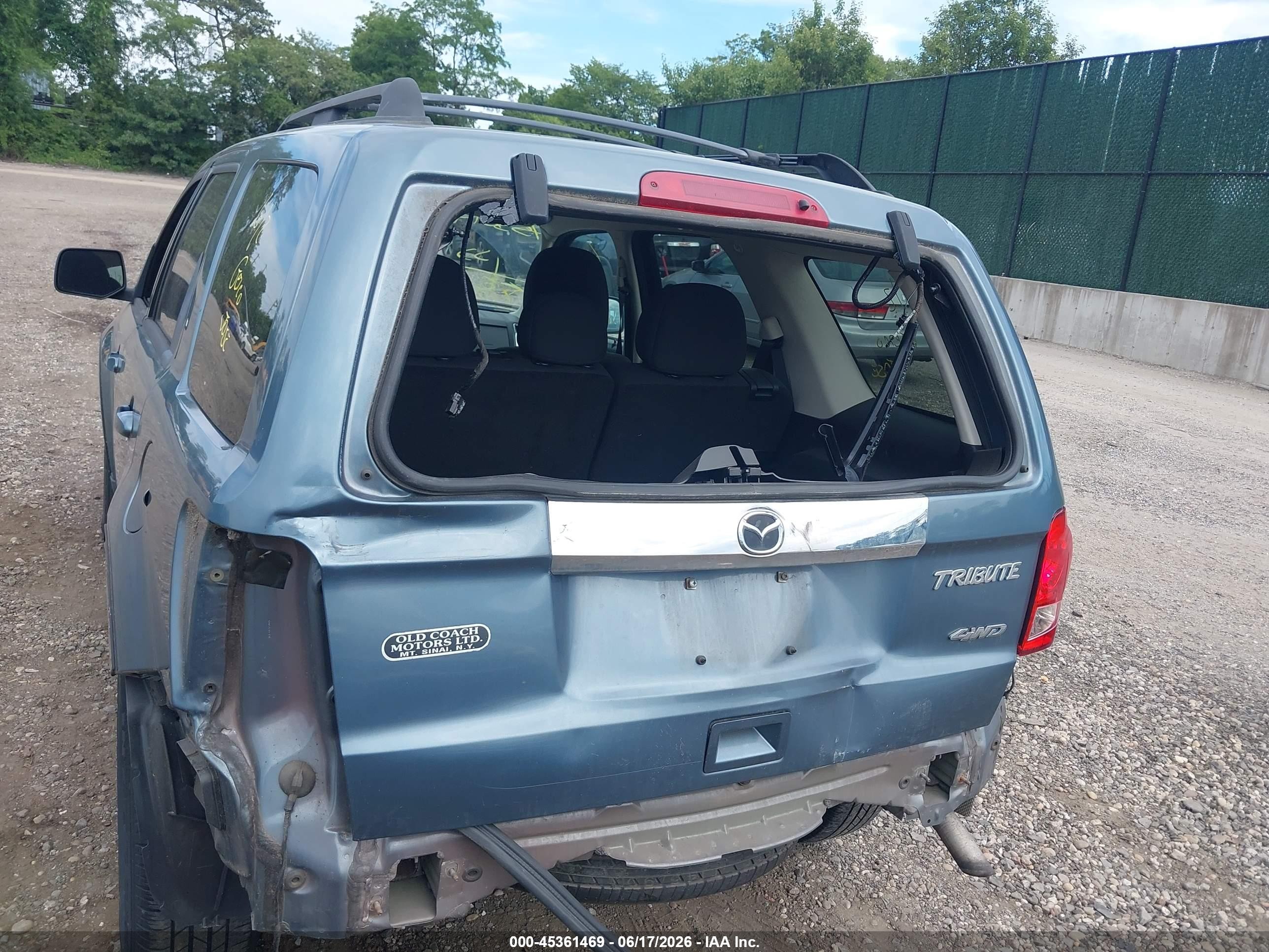 2011 Mazda Tribute I Touring Синий vin: 4F2CY9C78BKM00043