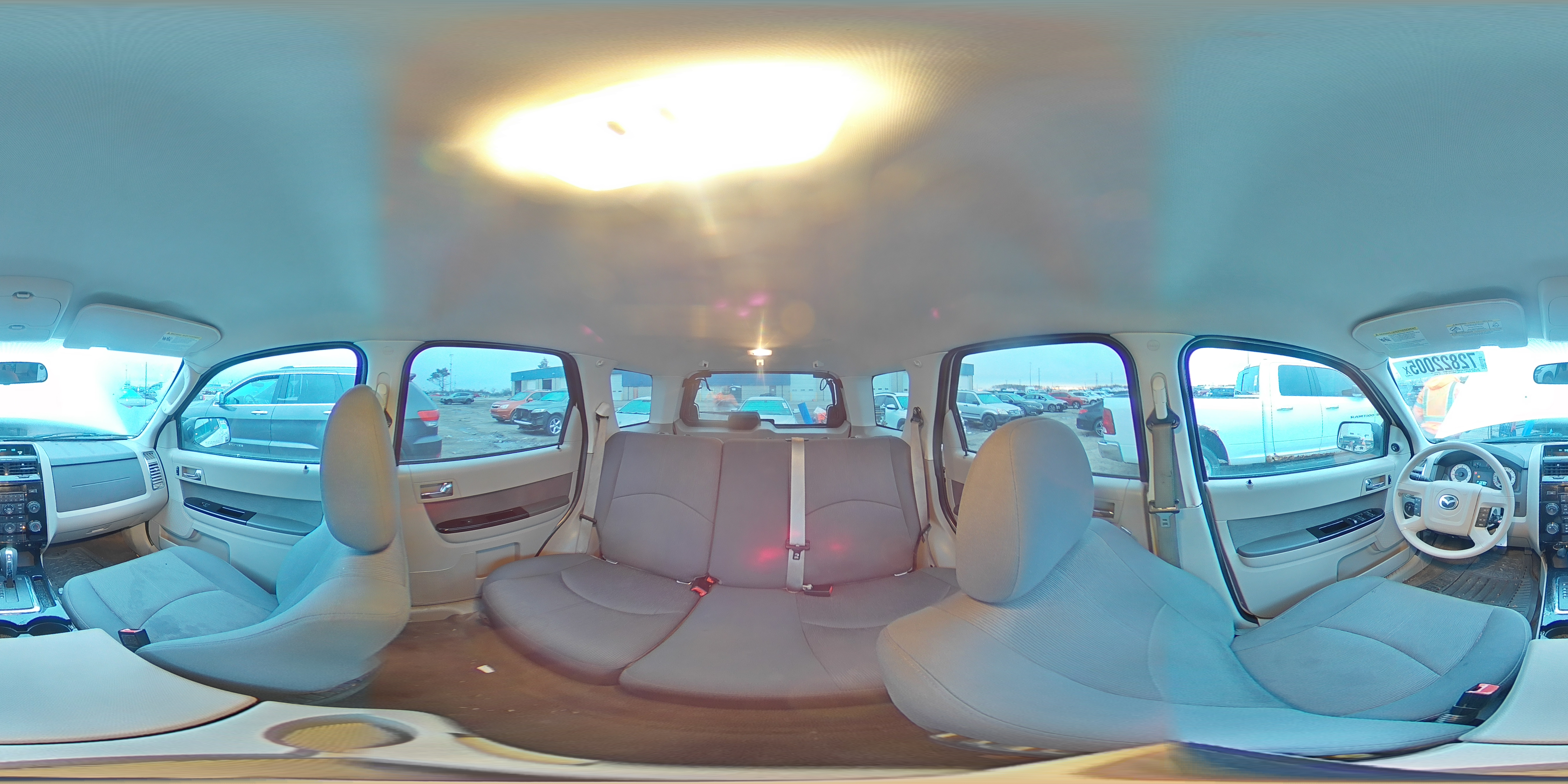 2011 Mazda Tribute I Белый vin: 4F2CY9C78BKM05842