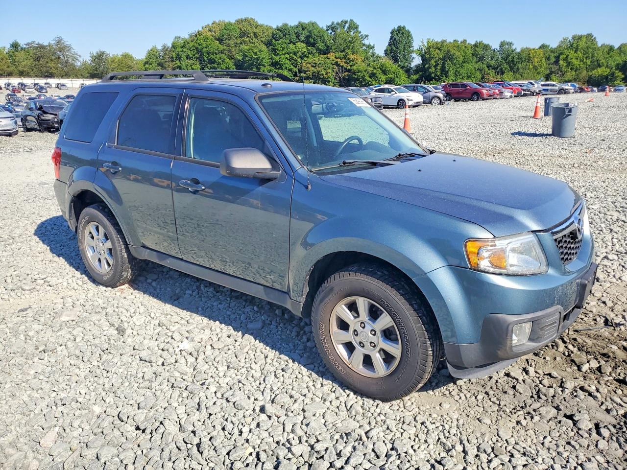 2011 Mazda Tribute S Бирюзовый vin: 4F2CY9GG1BKM02498