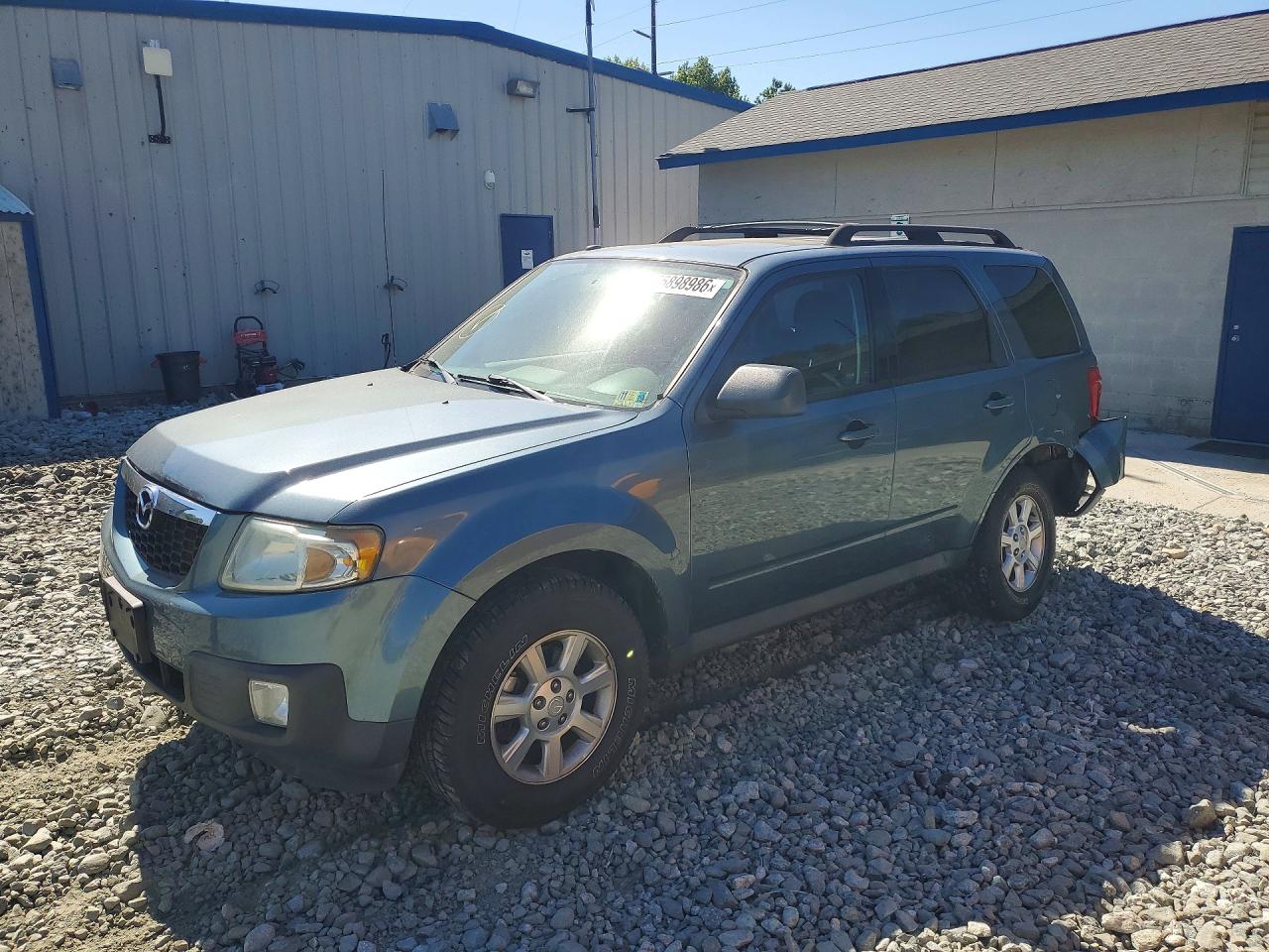 2011 Mazda Tribute S Teal vin: 4F2CY9GG1BKM02498