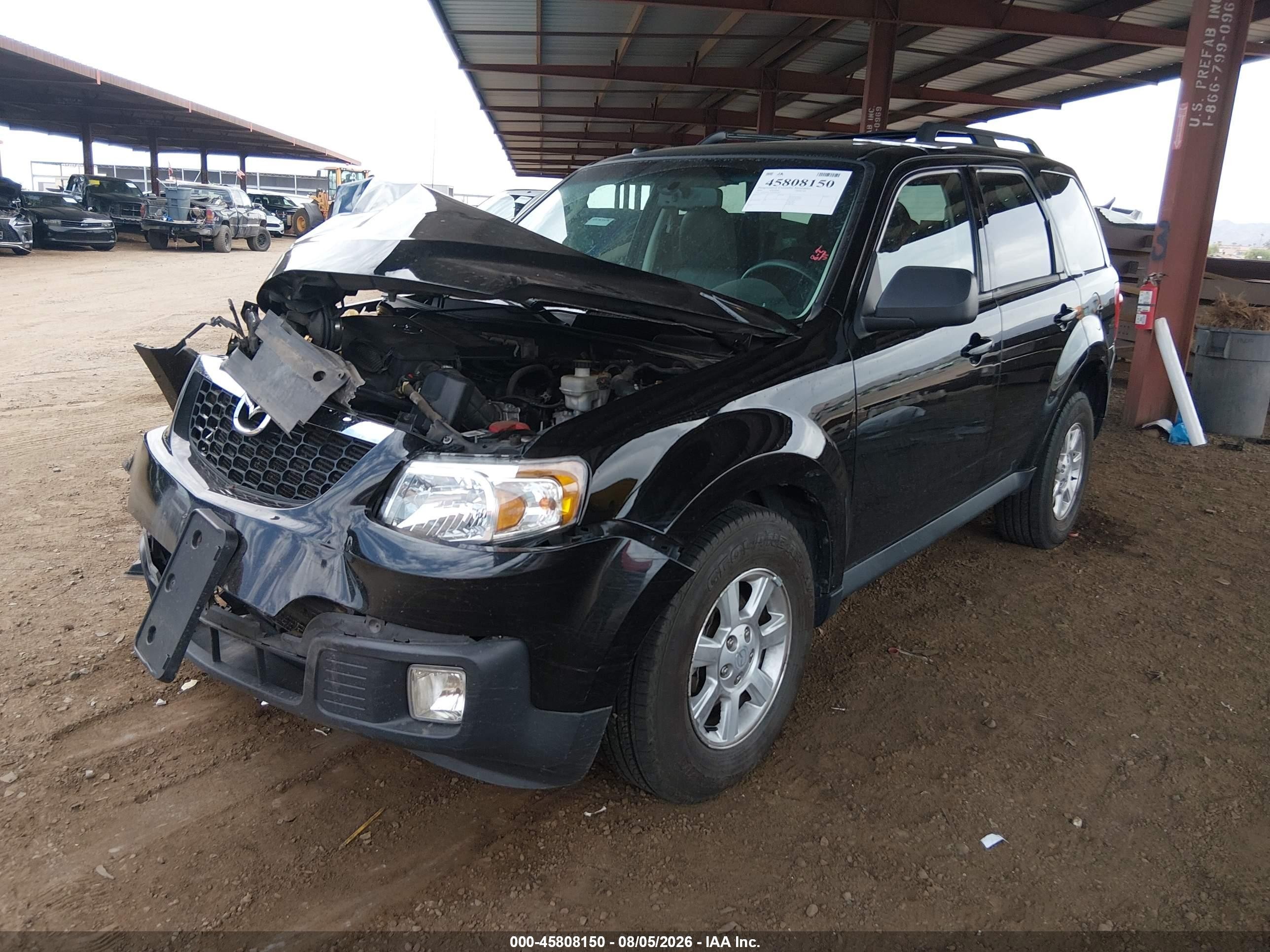 2010 Mazda Tribute S Grand Touring Black vin: 4F2CY9GG7AKM01404