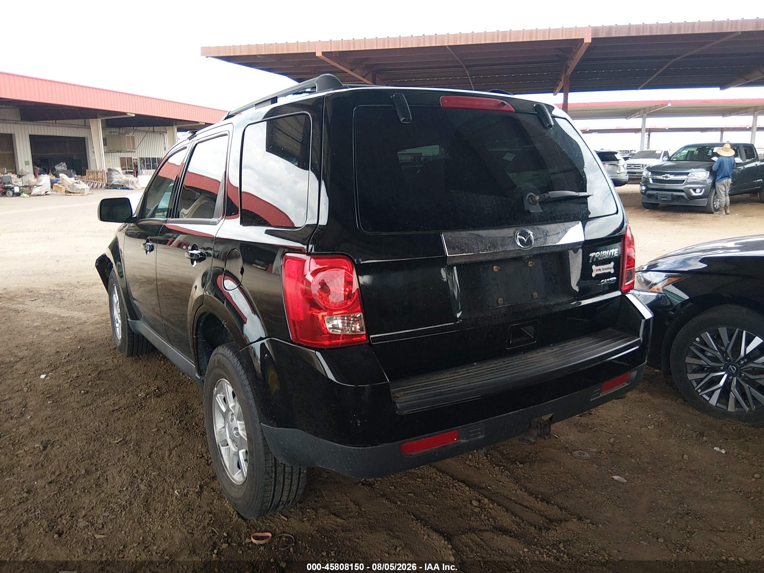 2010 Mazda Tribute S Grand Touring Black vin: 4F2CY9GG7AKM01404