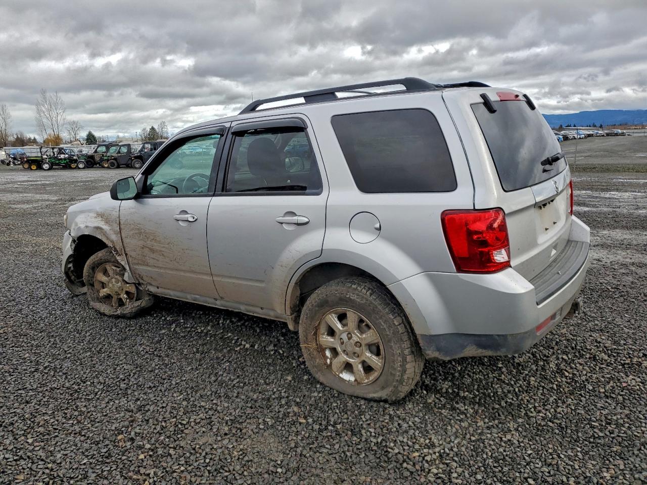2011 Mazda Tribute S Silver vin: 4F2CY9GG9BKM07206