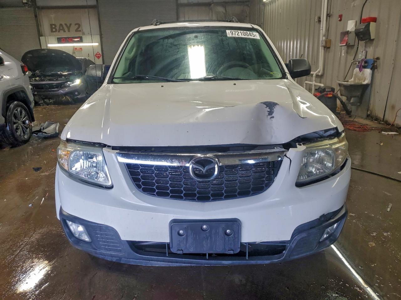 2011 Mazda Tribute S White vin: 4F2CY9GGXBKM01348