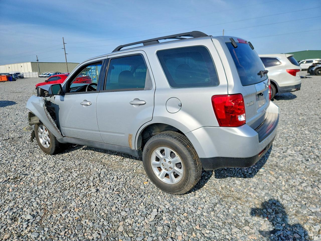 2009 Mazda Tribute I Silver vin: 4F2CZ02709KM06262