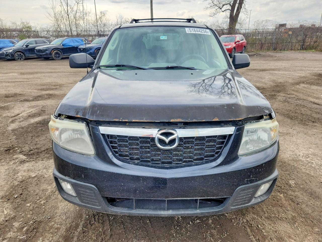 2009 Mazda Tribute I Черный vin: 4F2CZ02729KM01273