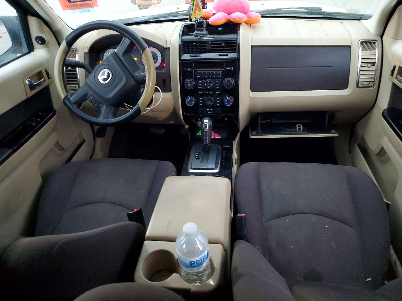 2009 Mazda Tribute I White vin: 4F2CZ02729KM08398