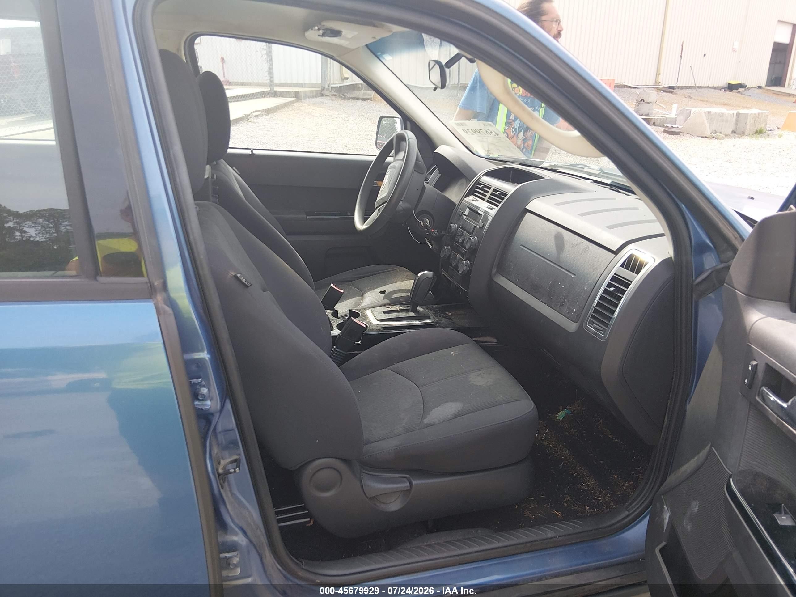 2009 Mazda Tribute I Sport Blue vin: 4F2CZ02749KM07642