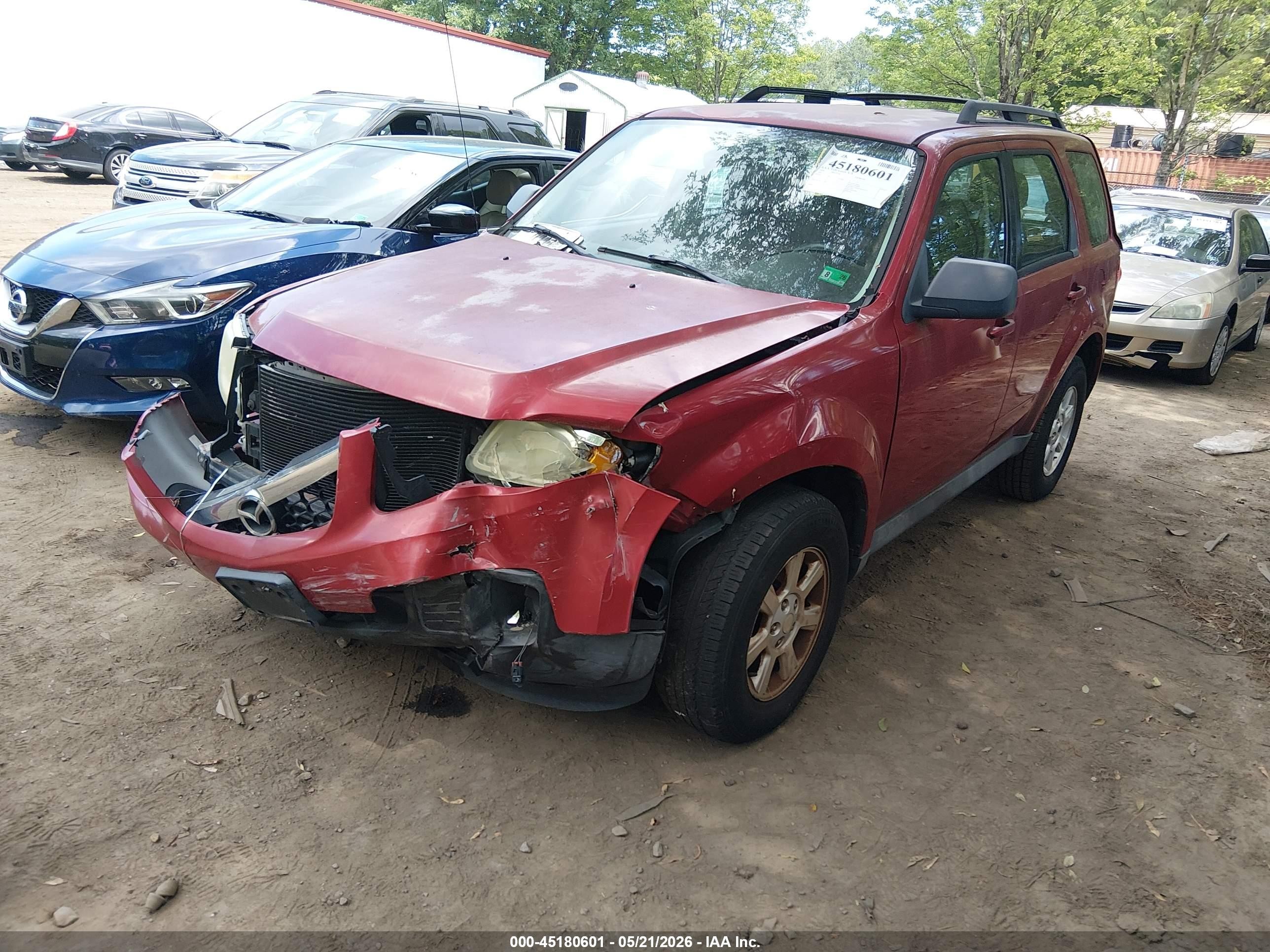 2009 Mazda Tribute I Sport Red vin: 4F2CZ02779KM08896