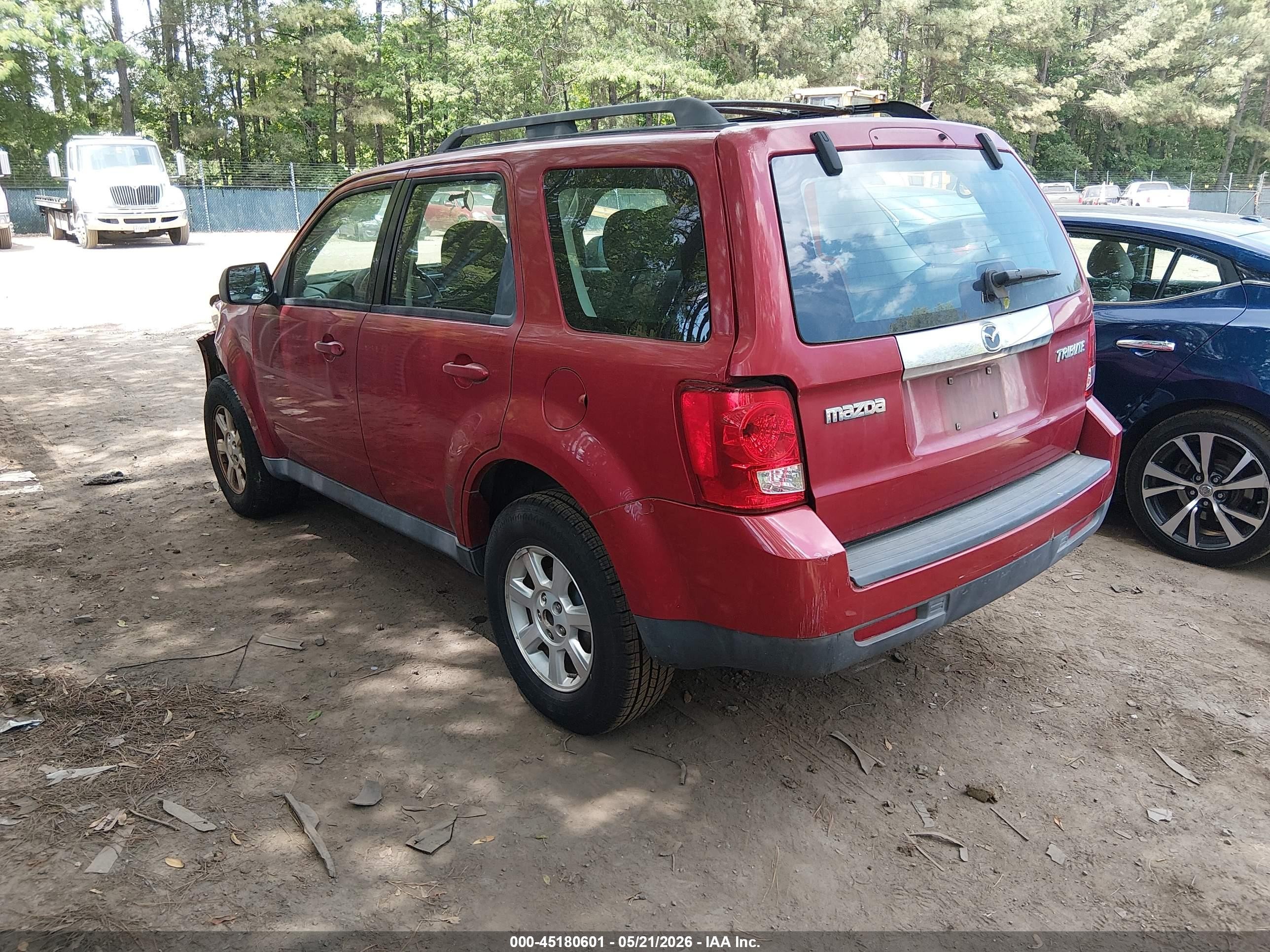 2009 Mazda Tribute I Sport Red vin: 4F2CZ02779KM08896