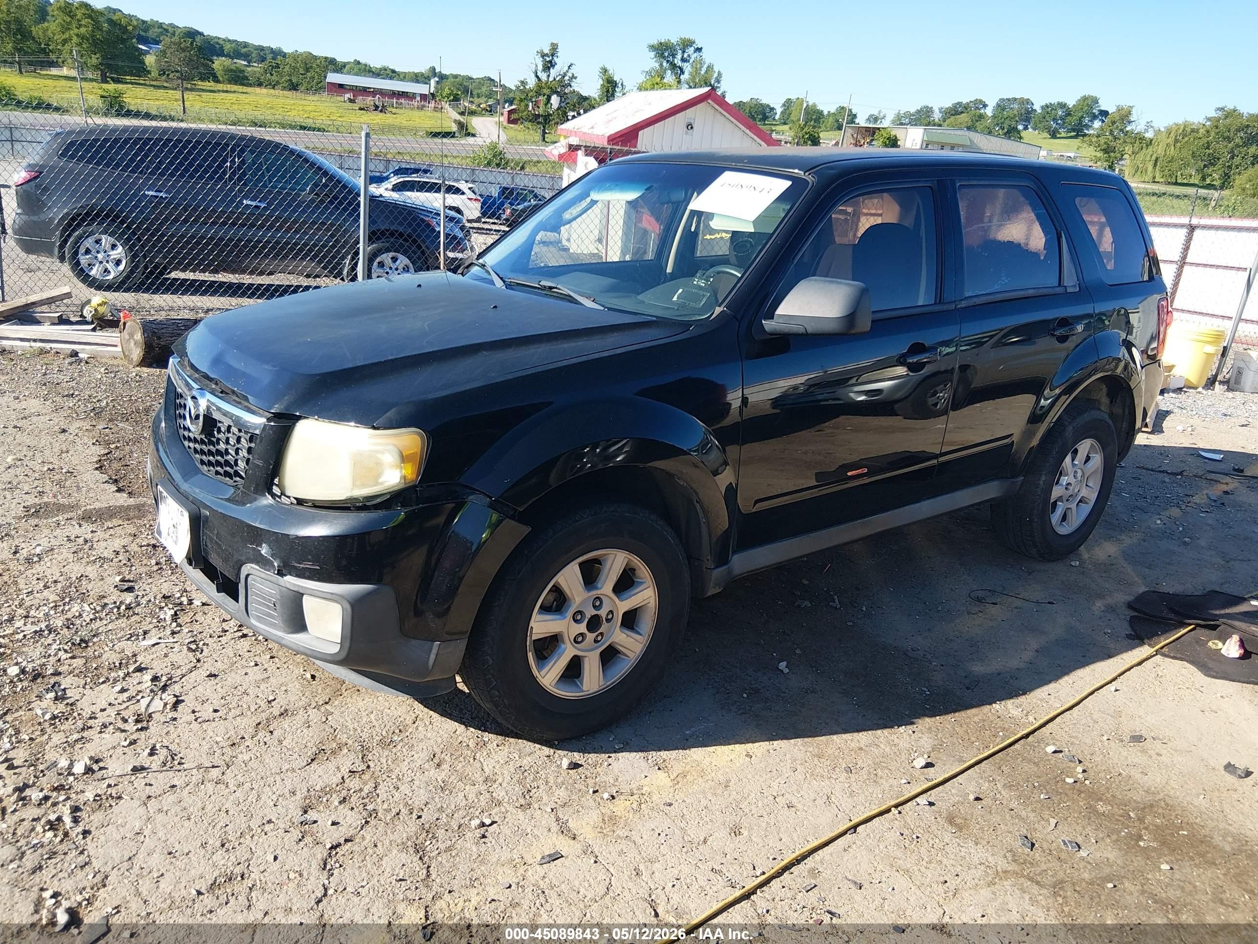 2009 Mazda Tribute I Sport Black vin: 4F2CZ02799KM05434
