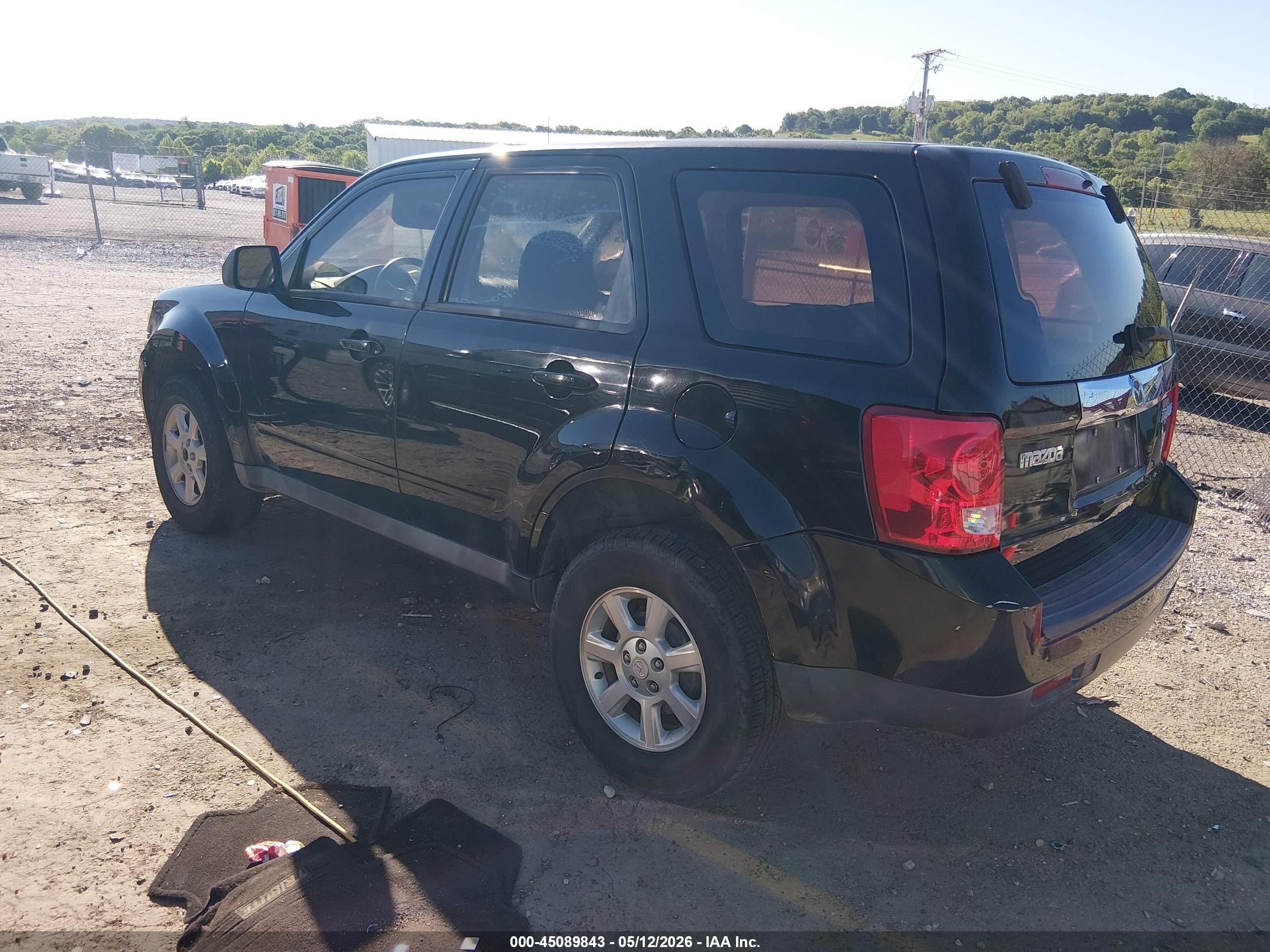 2009 Mazda Tribute I Sport Black vin: 4F2CZ02799KM05434