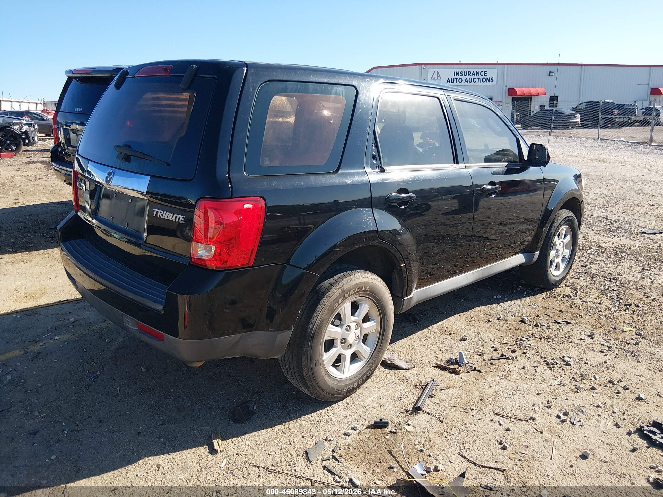 2009 Mazda Tribute I Sport Black vin: 4F2CZ02799KM05434