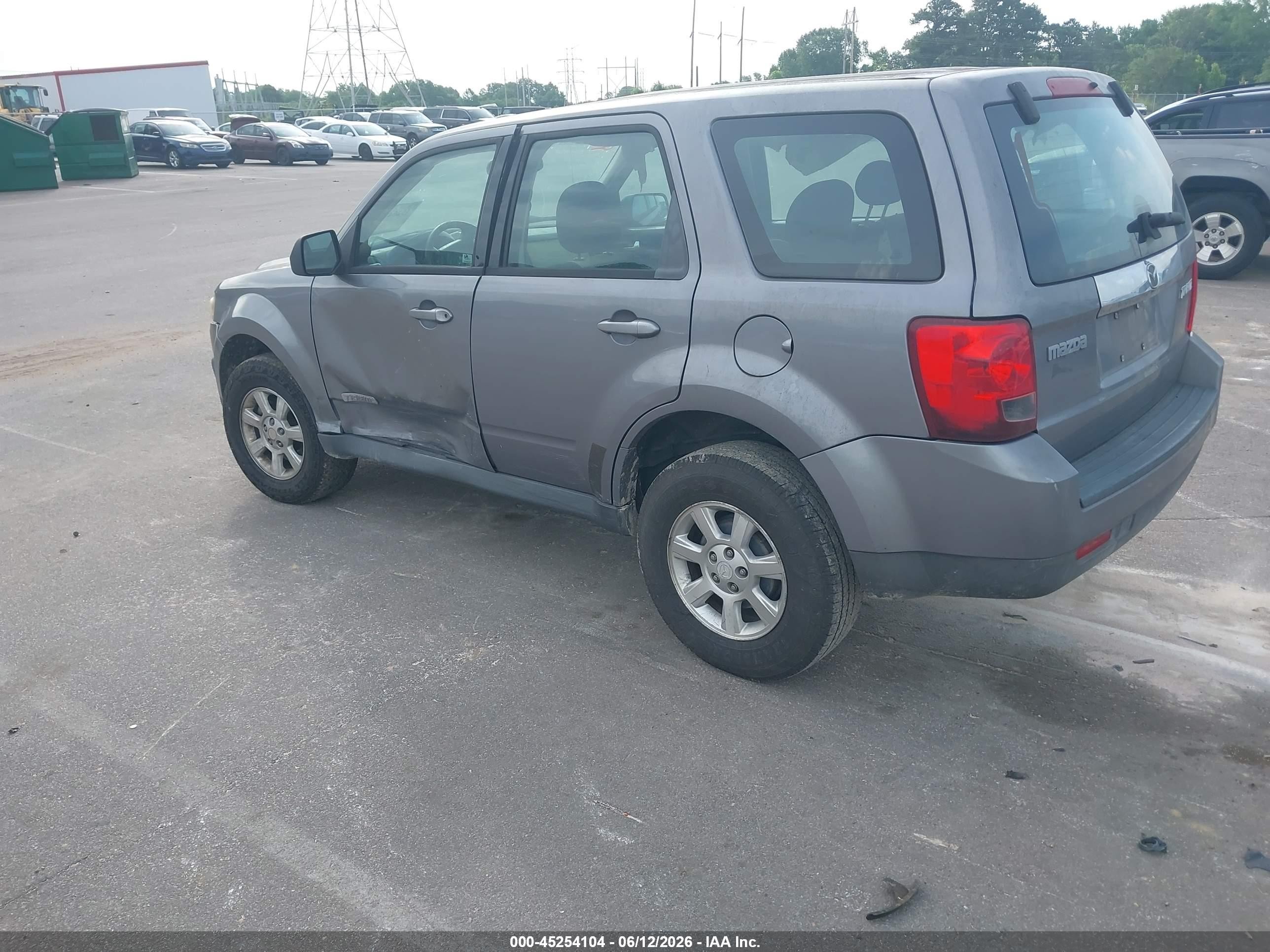 2008 Mazda Tribute I Sport Серый vin: 4F2CZ02Z08KM06083