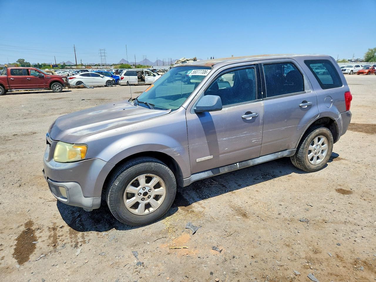 2008 Mazda Tribute I Коричневый vin: 4F2CZ02Z08KM30495