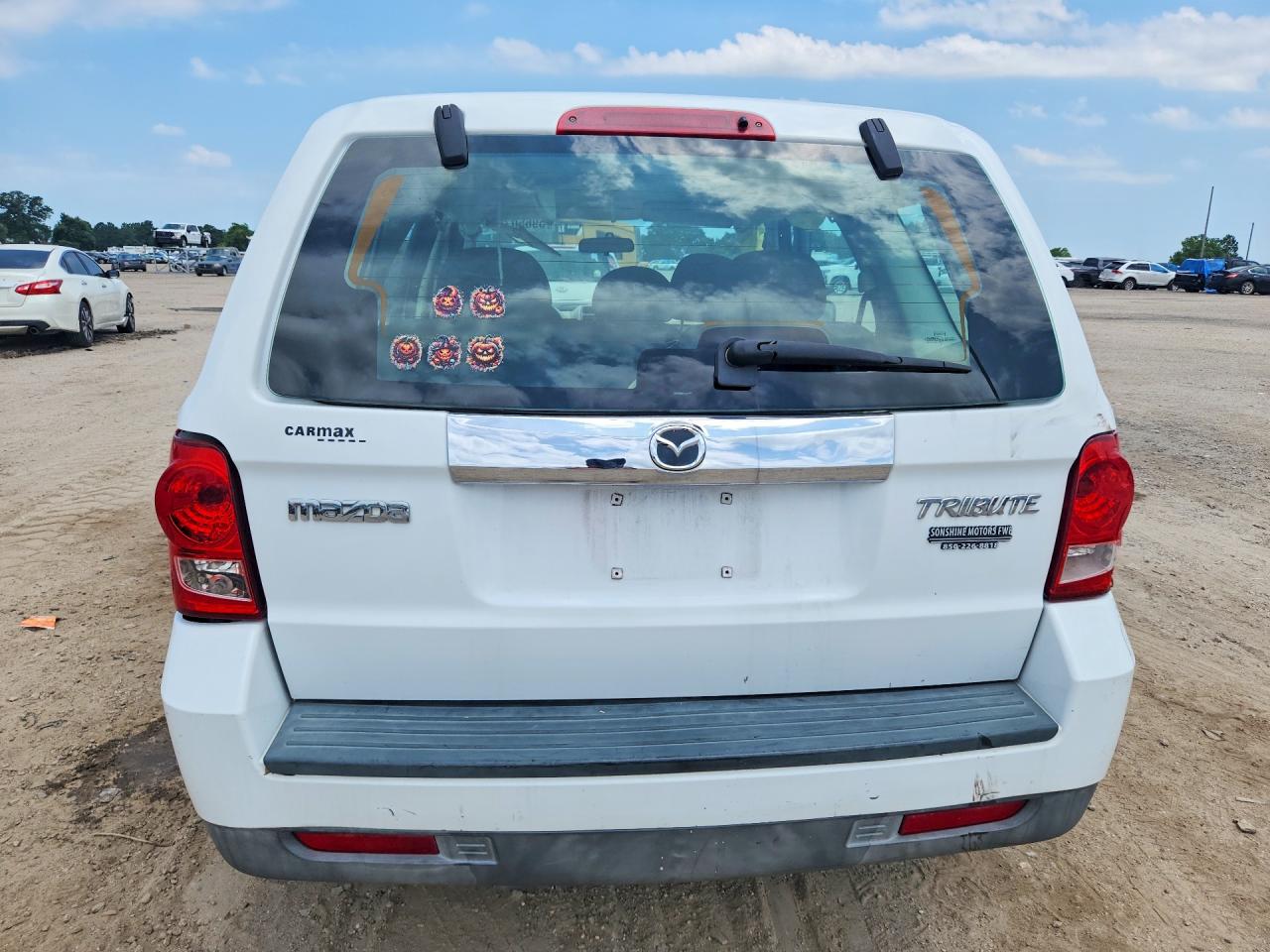 2008 Mazda Tribute I White vin: 4F2CZ02Z38KM08281