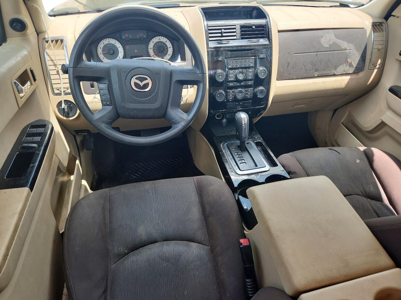 2008 Mazda Tribute I White vin: 4F2CZ02Z38KM08281