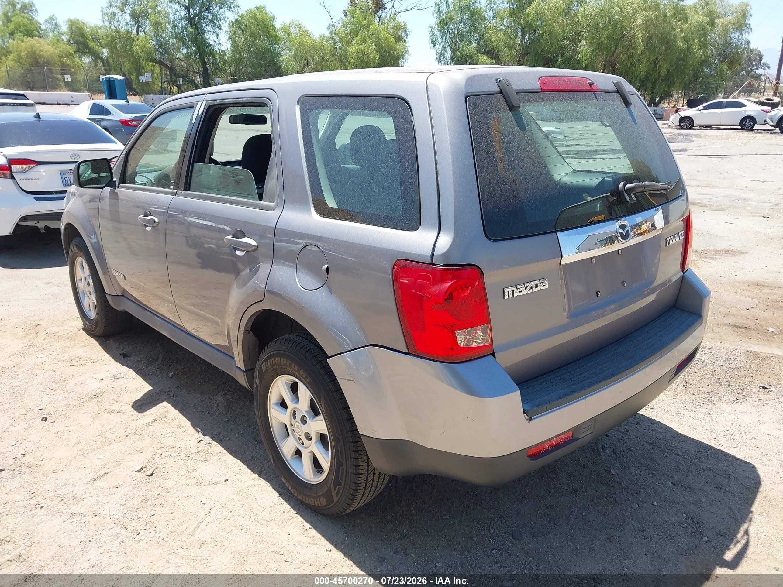 2008 Mazda Tribute I Sport Gray vin: 4F2CZ02Z58KM02692