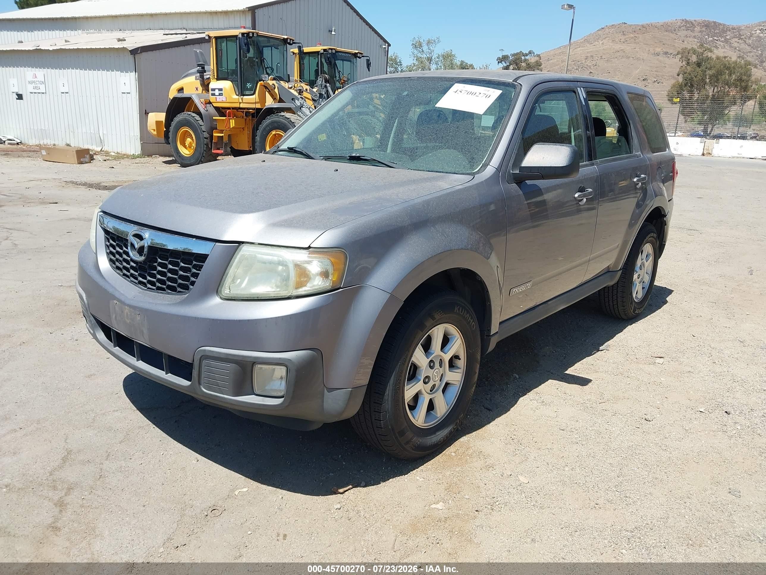 2008 Mazda Tribute I Sport Gray vin: 4F2CZ02Z58KM02692