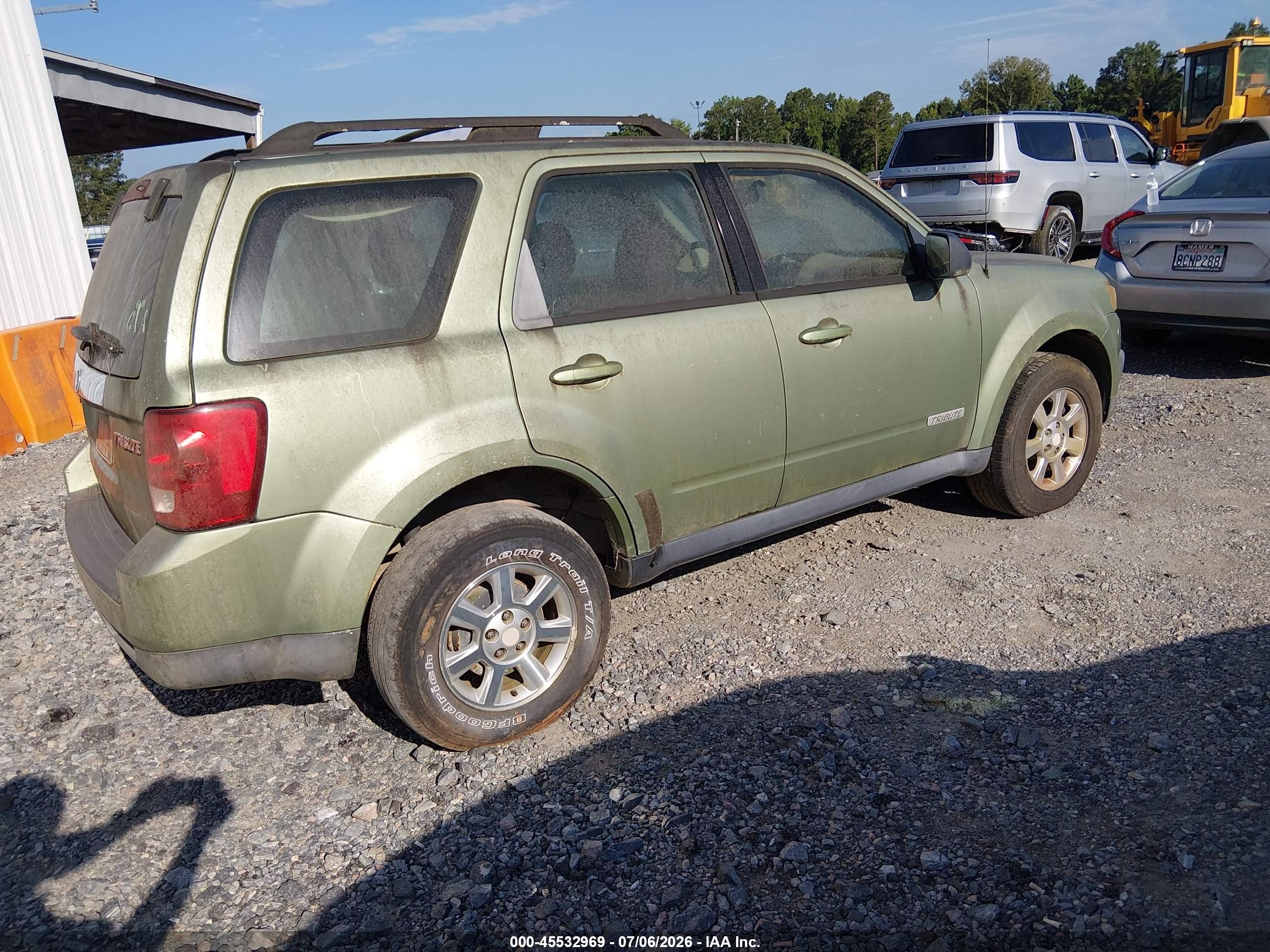 2008 Mazda Tribute I Sport Зеленый vin: 4F2CZ02Z68KM17766