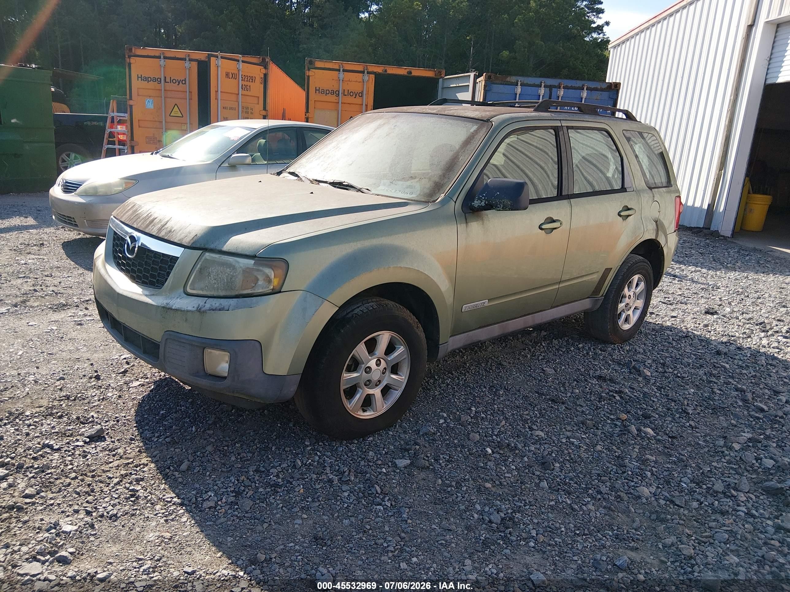 2008 Mazda Tribute I Sport Зеленый vin: 4F2CZ02Z68KM17766