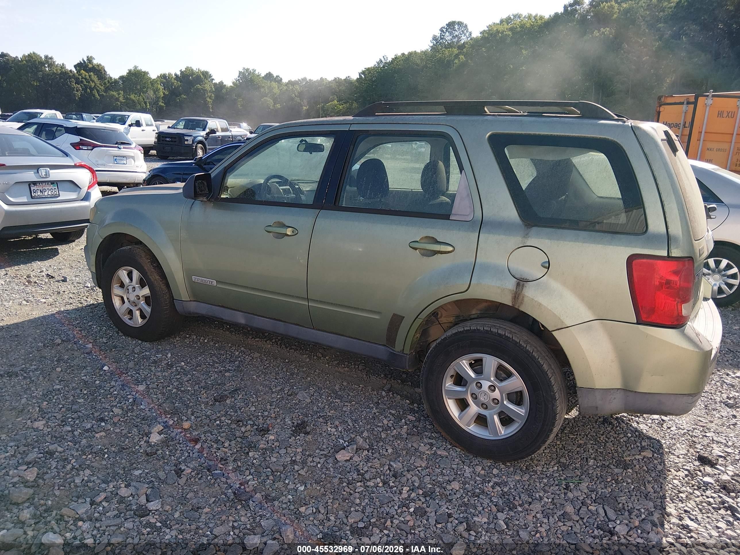 2008 Mazda Tribute I Sport Зеленый vin: 4F2CZ02Z68KM17766