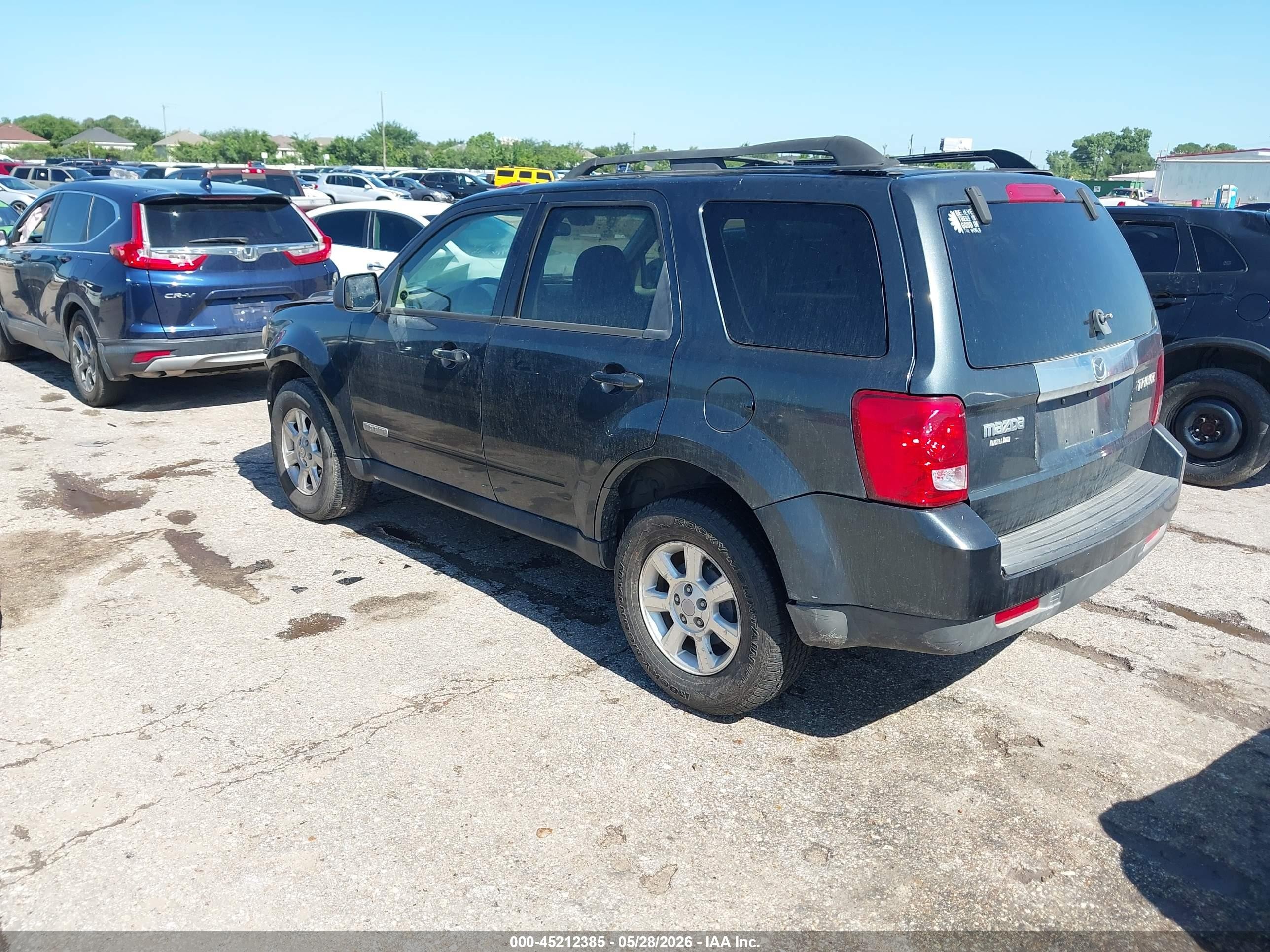 2008 Mazda Tribute I Touring Dark Blue vin: 4F2CZ02Z68KM18528