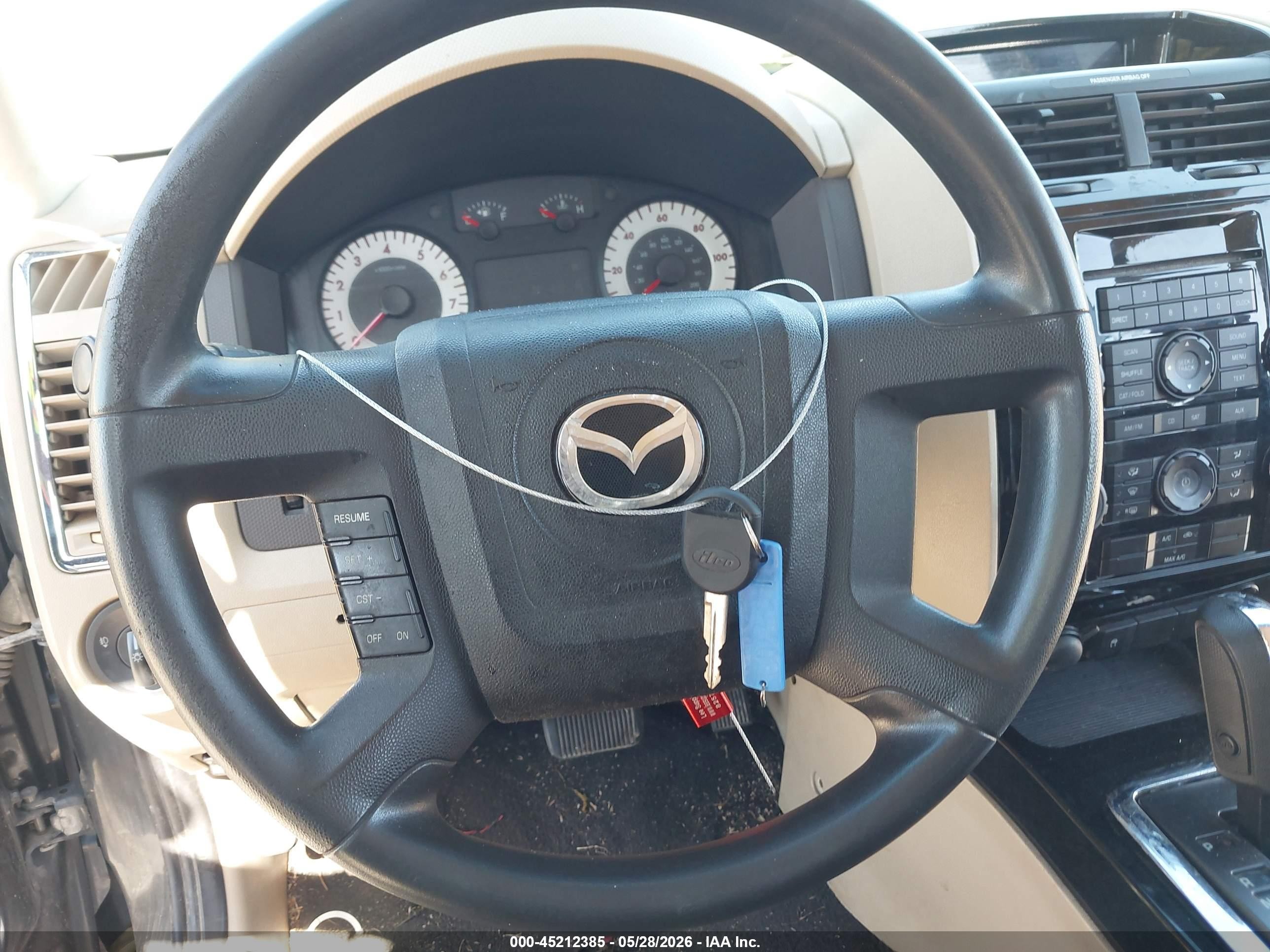 2008 Mazda Tribute I Touring Dark Blue vin: 4F2CZ02Z68KM18528