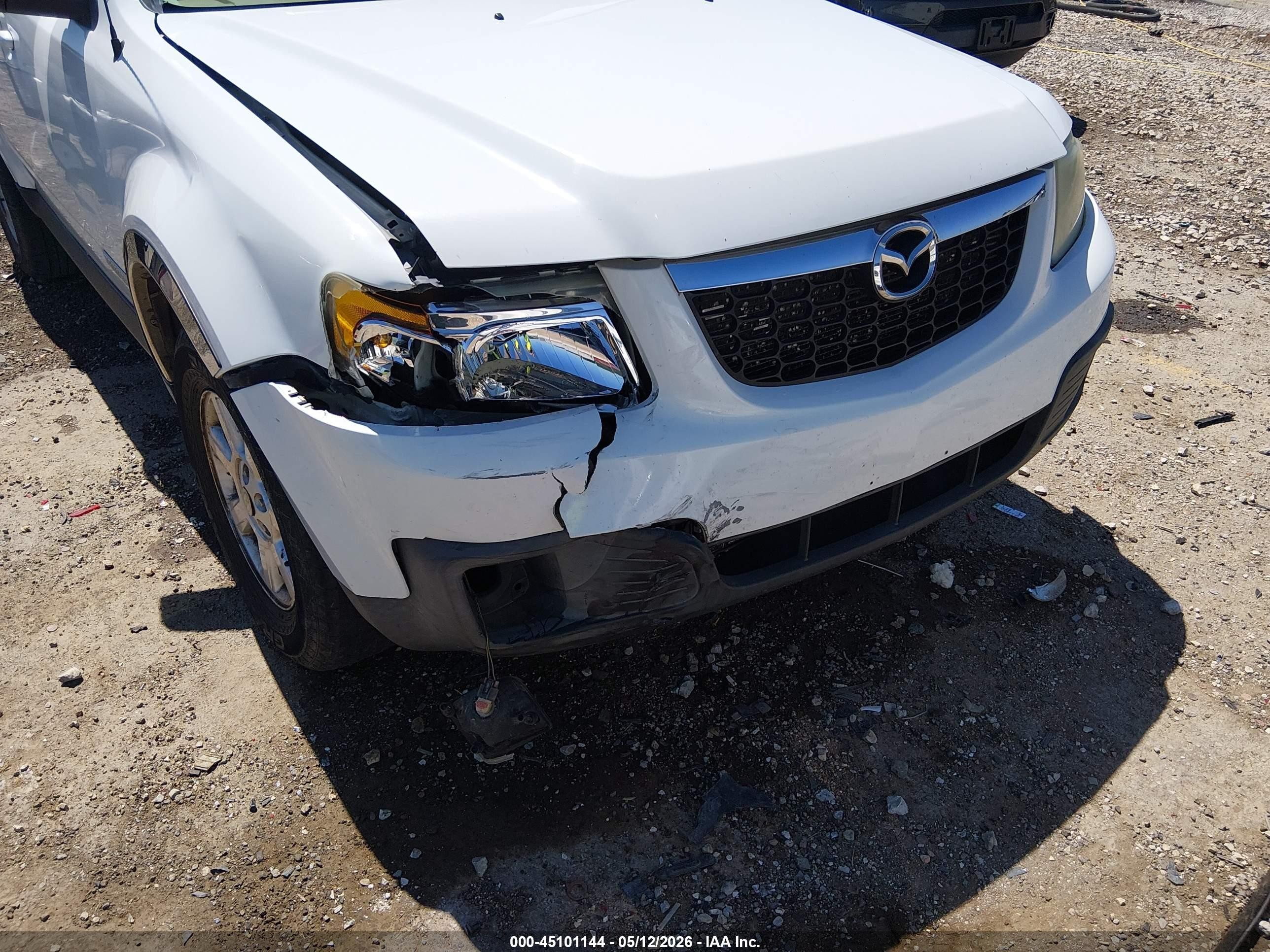 2008 Mazda Tribute I Sport White vin: 4F2CZ02Z88KM08647