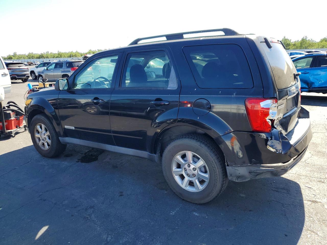 2008 Mazda Tribute I Black vin: 4F2CZ02Z88KM15632