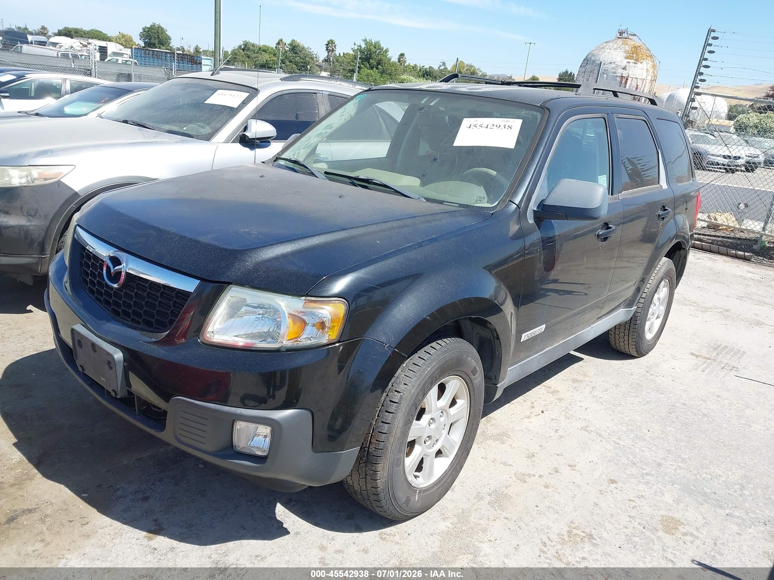 2008 Mazda Tribute I Touring Черный vin: 4F2CZ02Z98KM12593