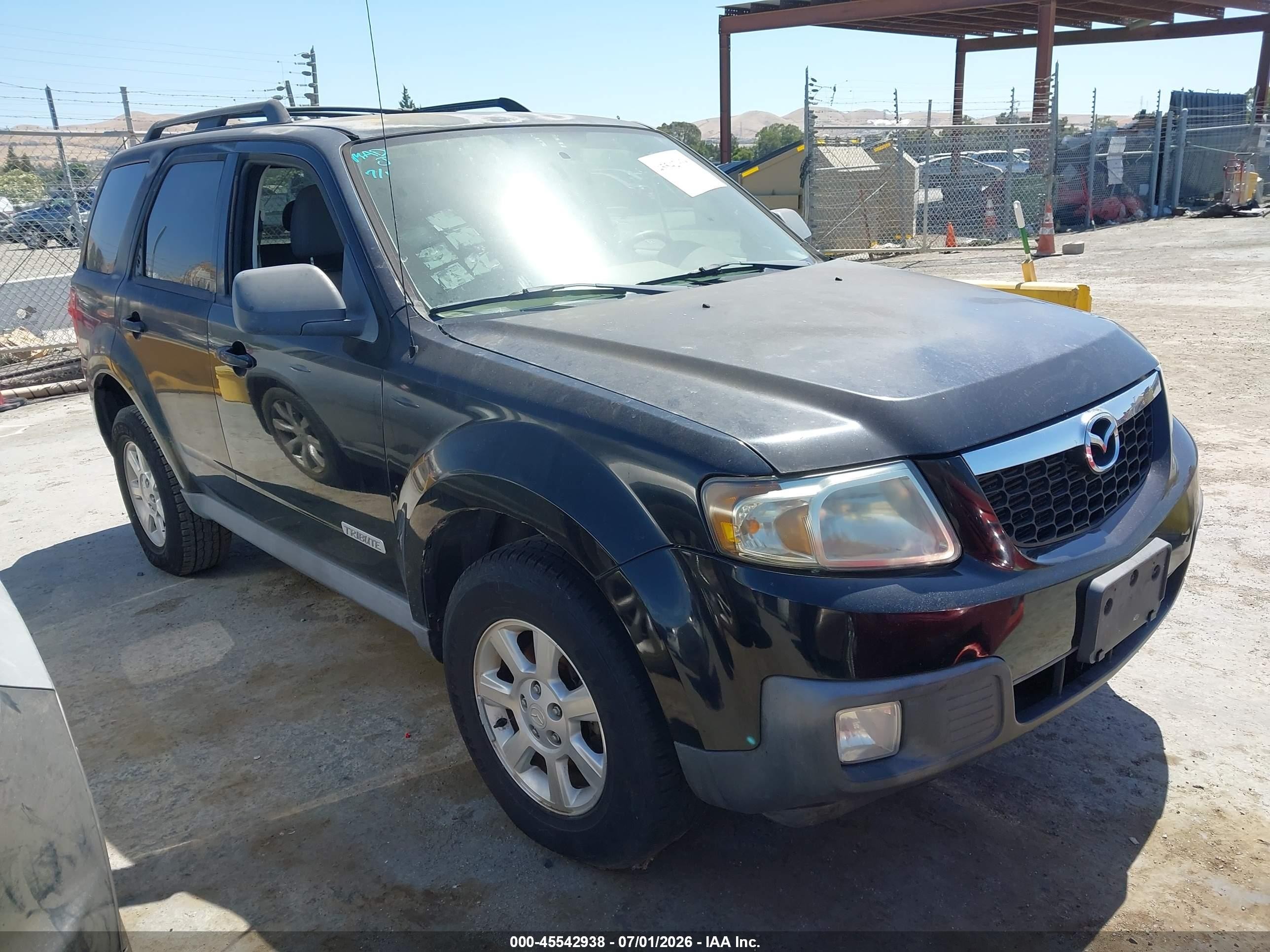 2008 Mazda Tribute I Touring Черный vin: 4F2CZ02Z98KM12593